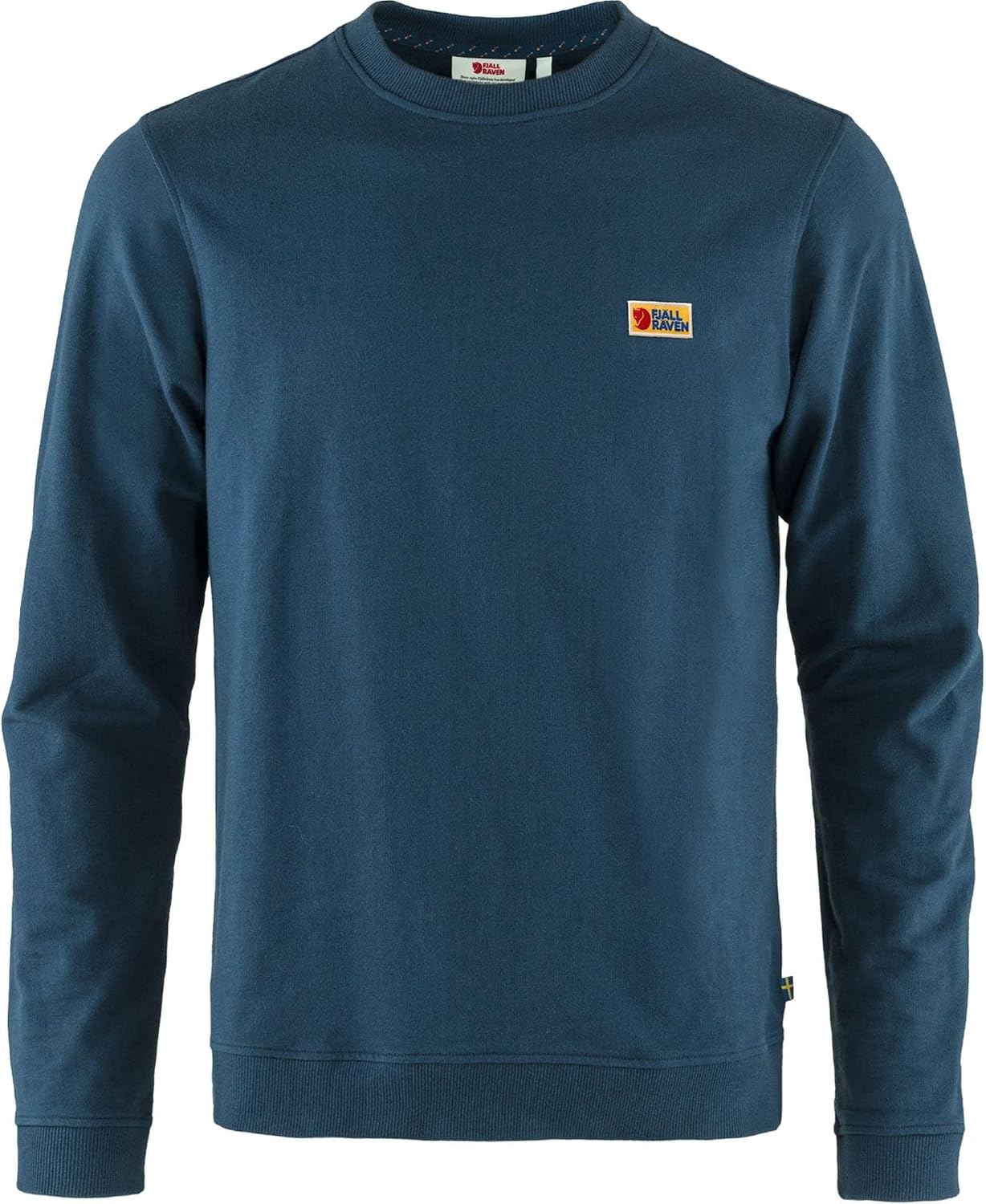 Fjällräven Vardag Men's Sweater - Breathable, Comfortable, Soft Cotton Fabric - Hiking, Travel Storm