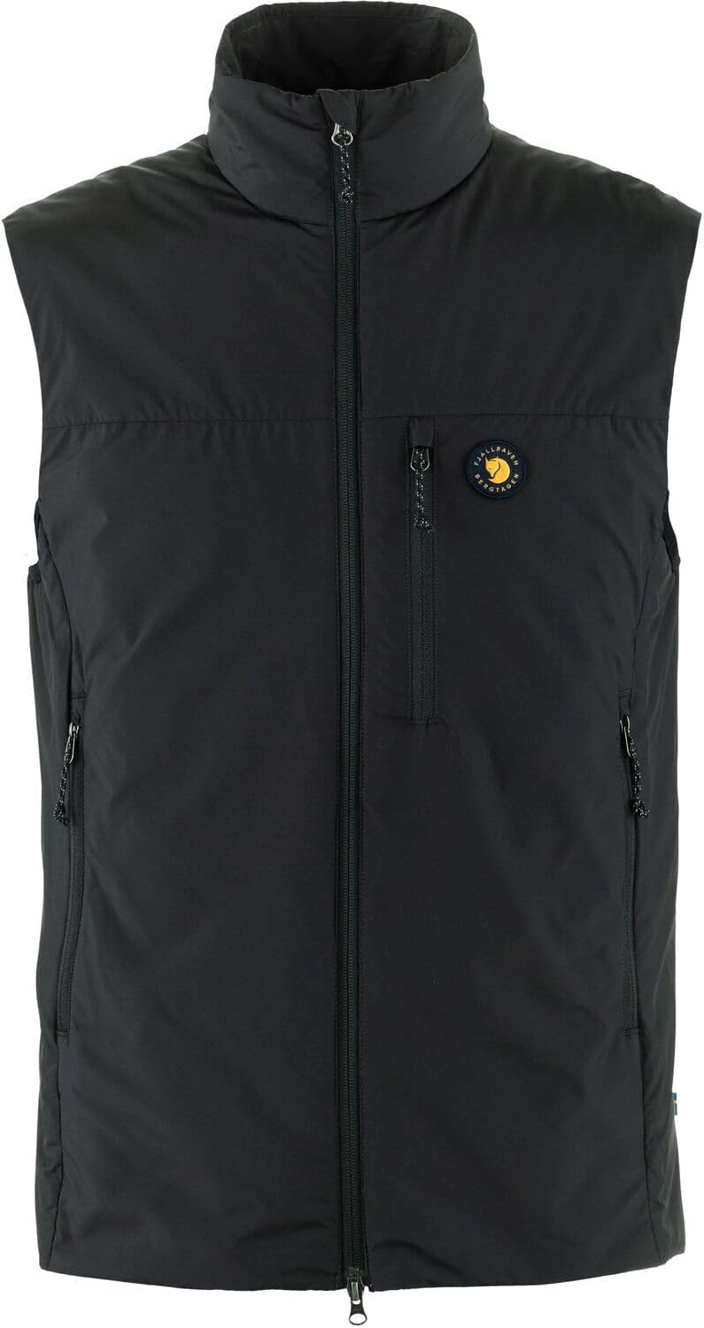 Fjällräven Bergtagen 60 Insulation Men's Vest - Lightweight Insulation, Packable Warmth, Technical Fit - Trekking Black