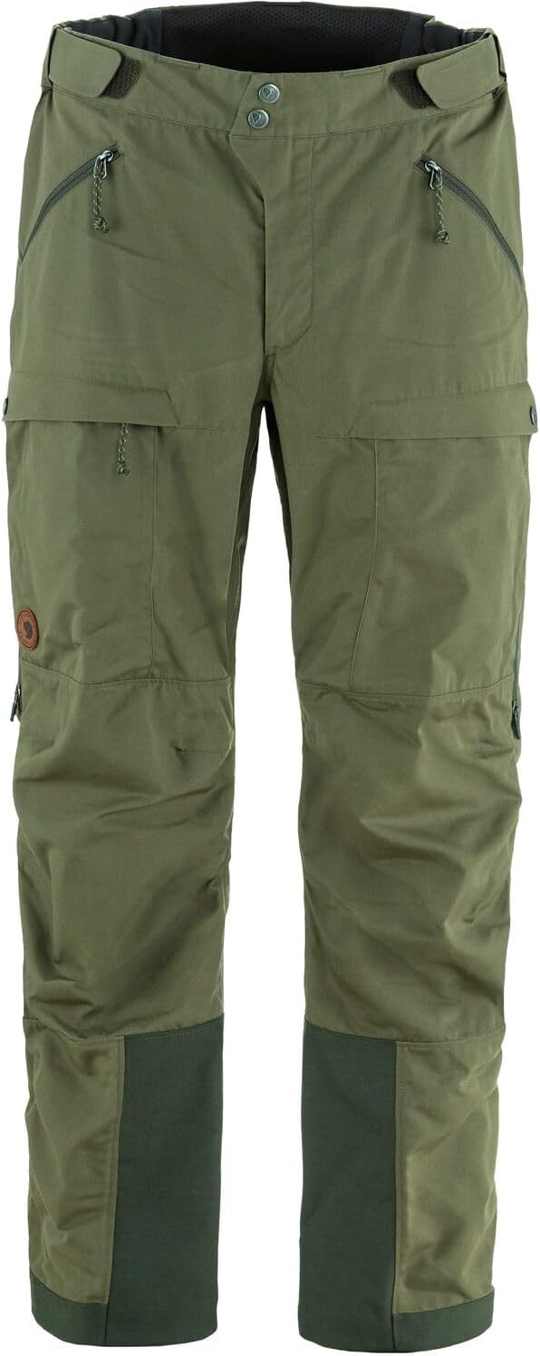 Fjallraven Bergtagen G-1000 Men's Shell Mountaineering Snow Pants Laurel Green
