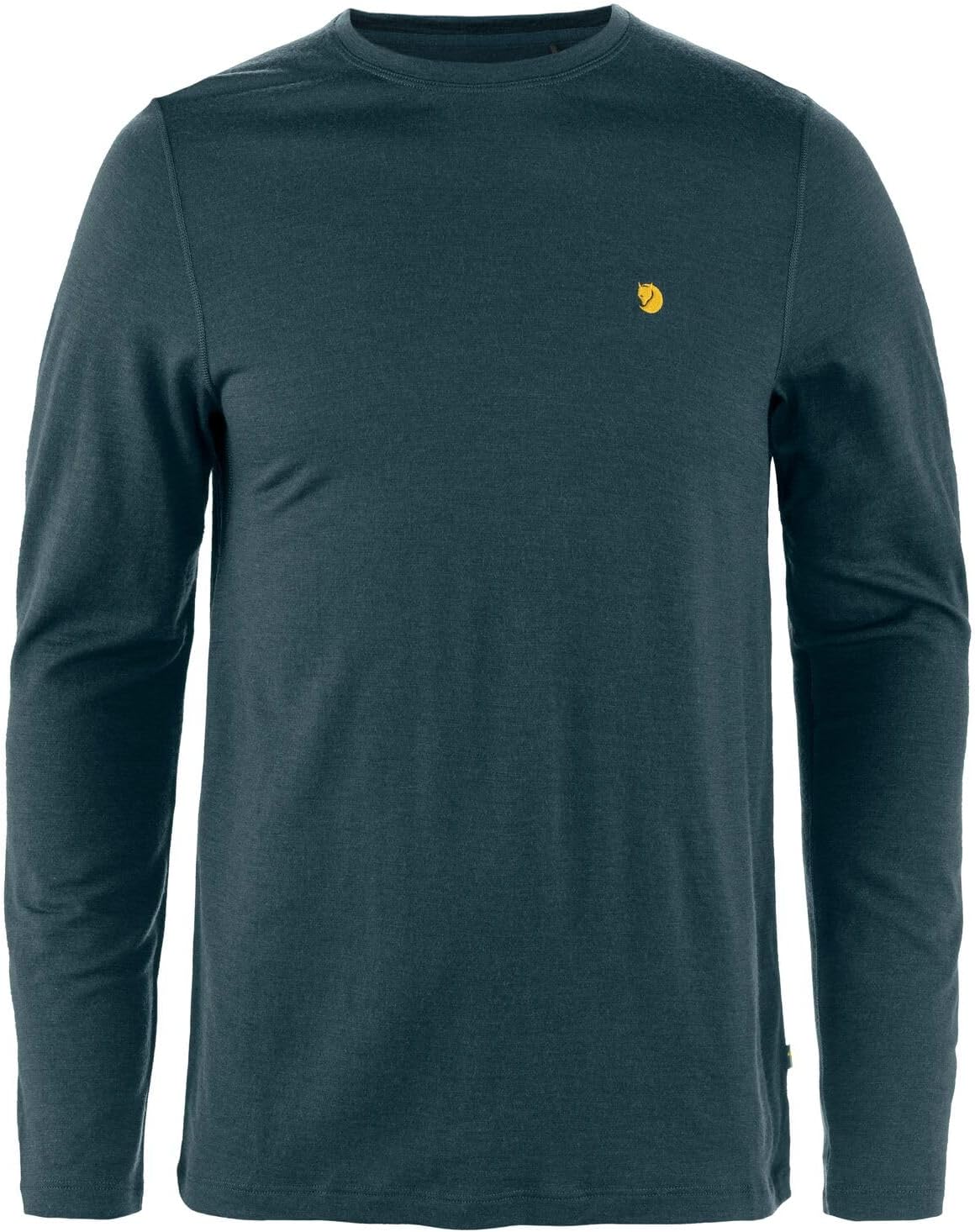 Fjällräven Bergtagen Merino 190 Men's Long Sleeve Shirt - Temperature Control, Breathable, Wool Warmth - Hiking, Trekking Mountain Blue