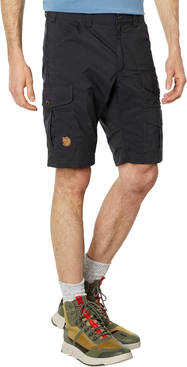 Fjällräven Vidda Pro Lite Men's Trekking Shorts - Breathable, Lightweight, Stretch Fabric - Hiking, Trekking Dark Grey