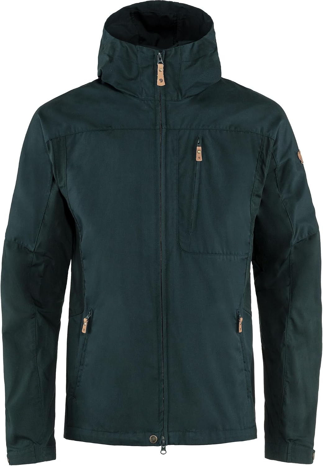 Fjällräven Sten Men's Shell Jacket - Water and Wind Resistant, Breathable, Durable Fabric - Hiking, Trekking, Camping Dark Navy