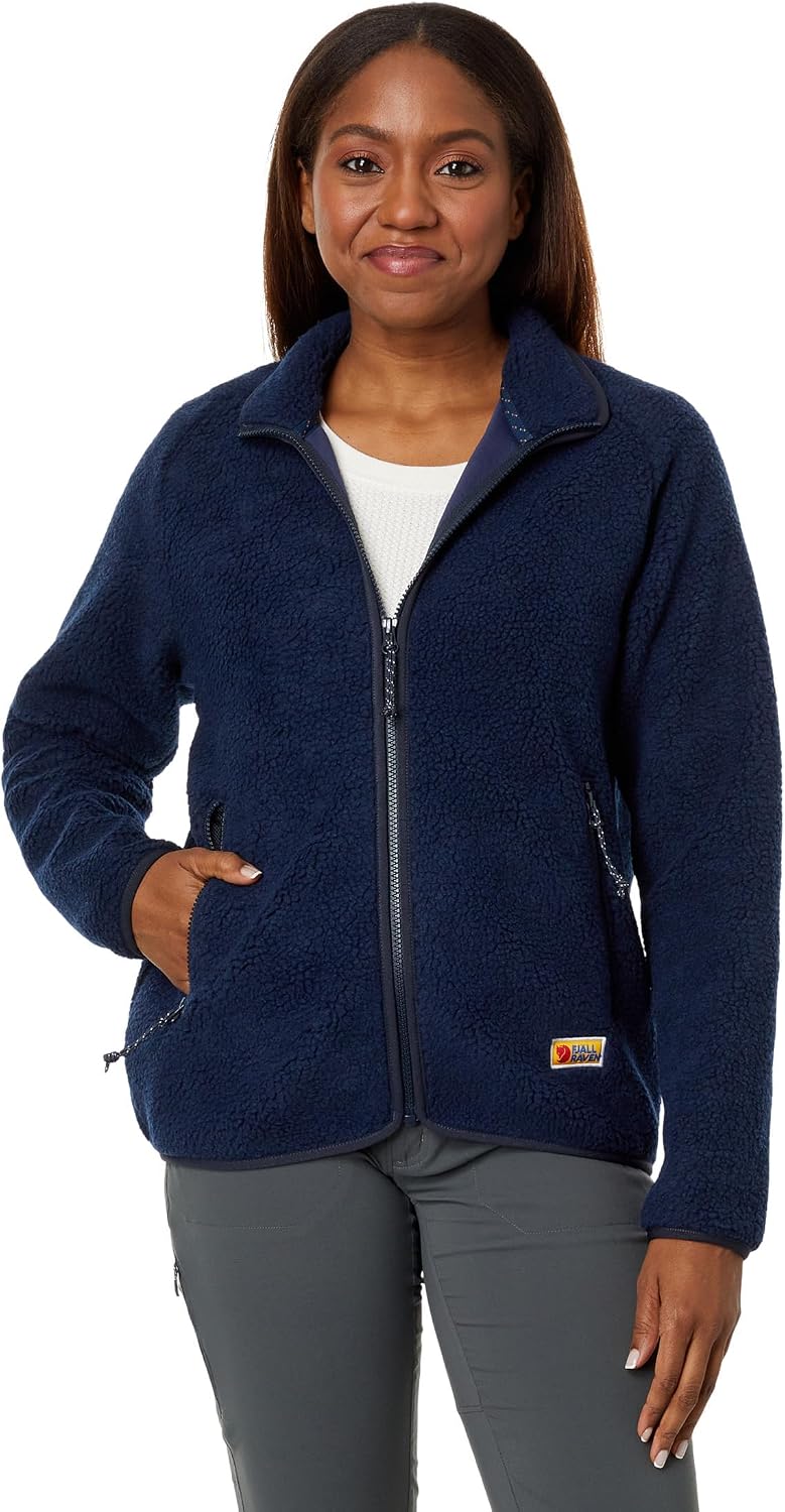 Fjällräven Women's Vardag Pile Fleece Navy Blue