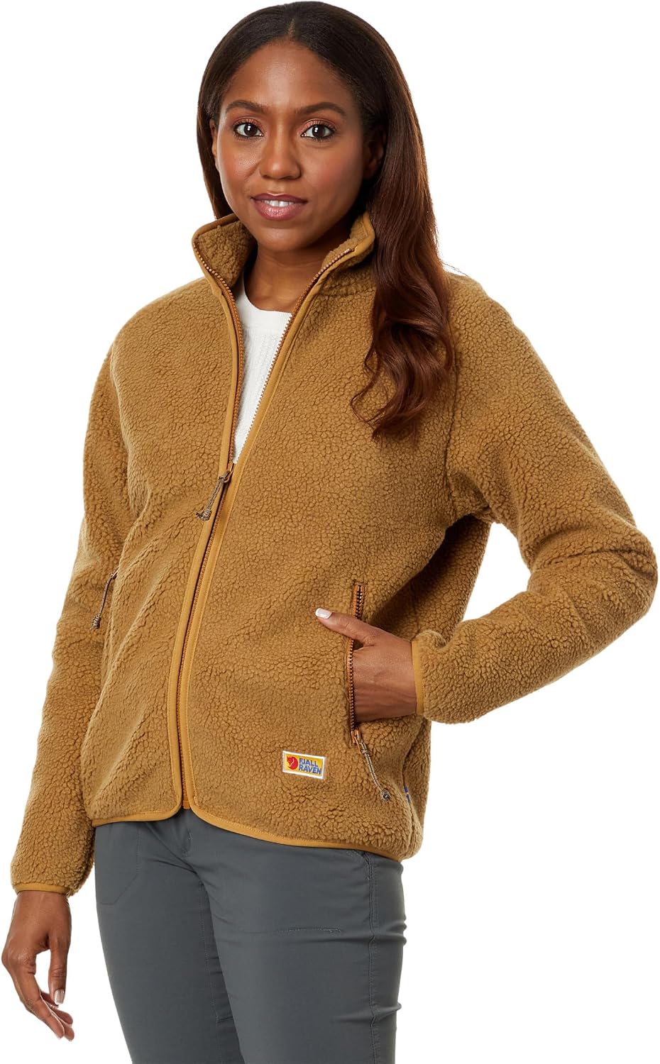 Fjällräven Women's Vardag Pile Fleece Buckwheat Brown