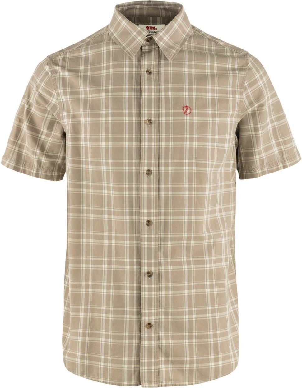 Fjällräven Övik Lite Shirt SS Men's Shirt Fossil/Chalk Rose