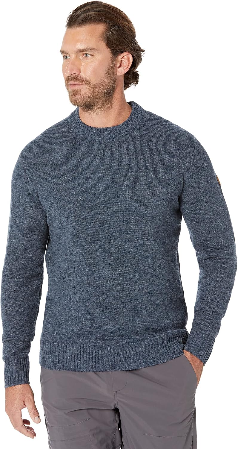Fjällräven Men's Ovik Round-Neck Sweater M Navy