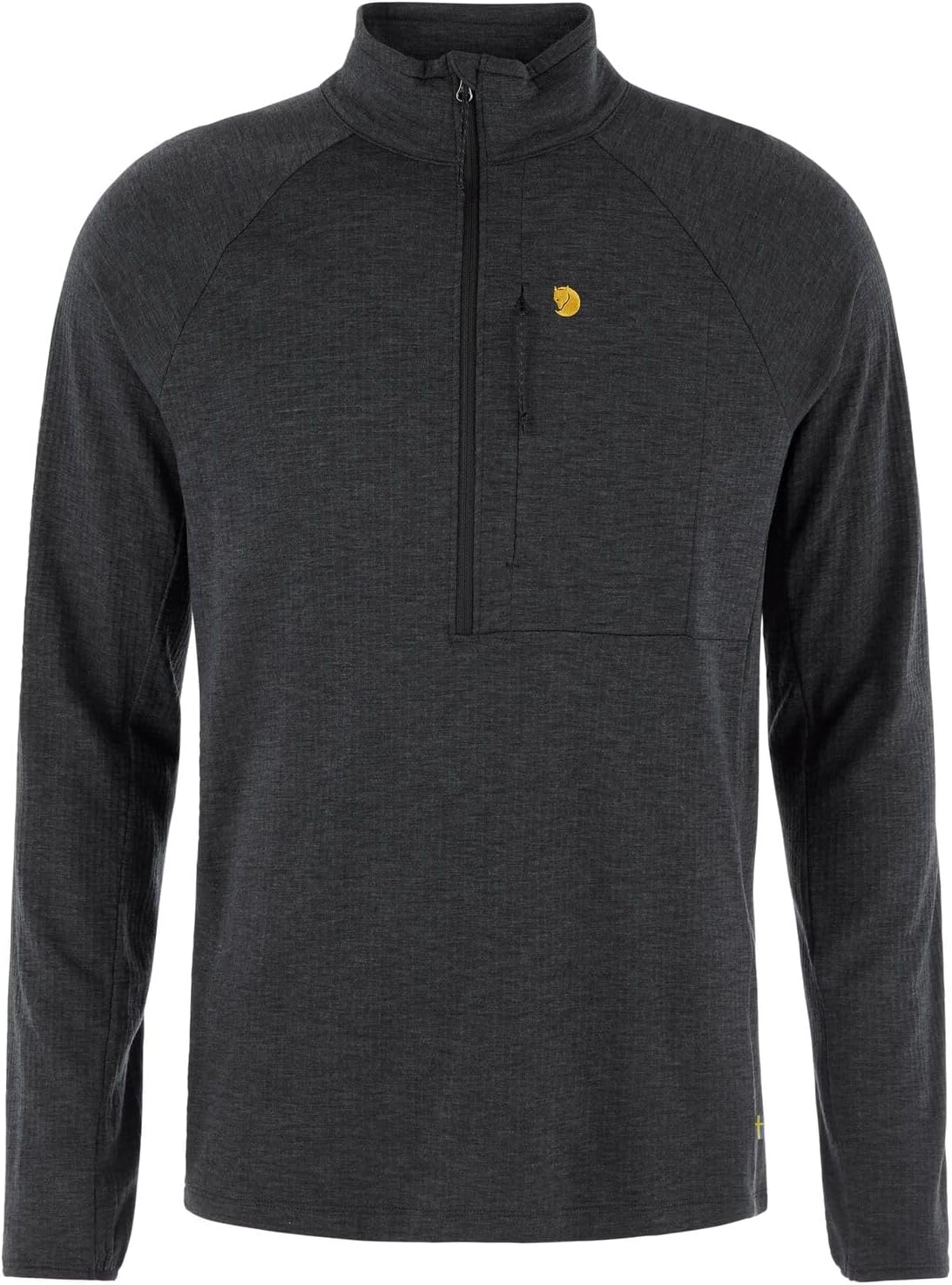 Fjallraven Bergtagen Midlayer Men's Fleece Half-Zip Midlayer Black