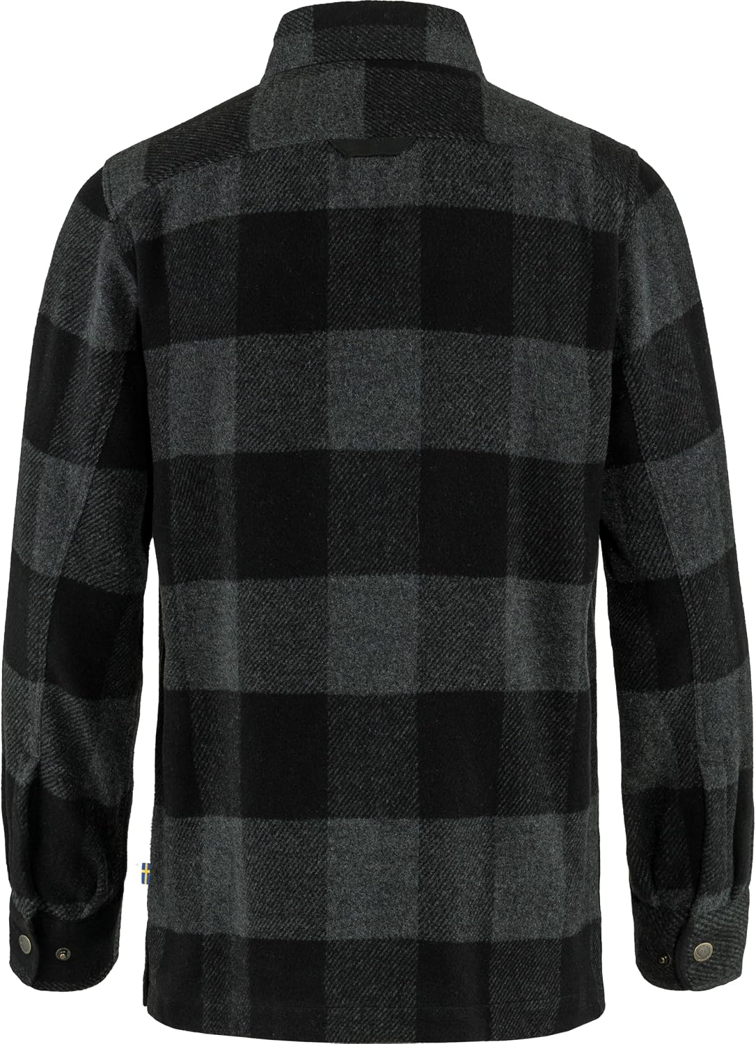 Fjallraven Canada Men's Long Sleeve Shirt, Wool Blend - Regular Fit Black