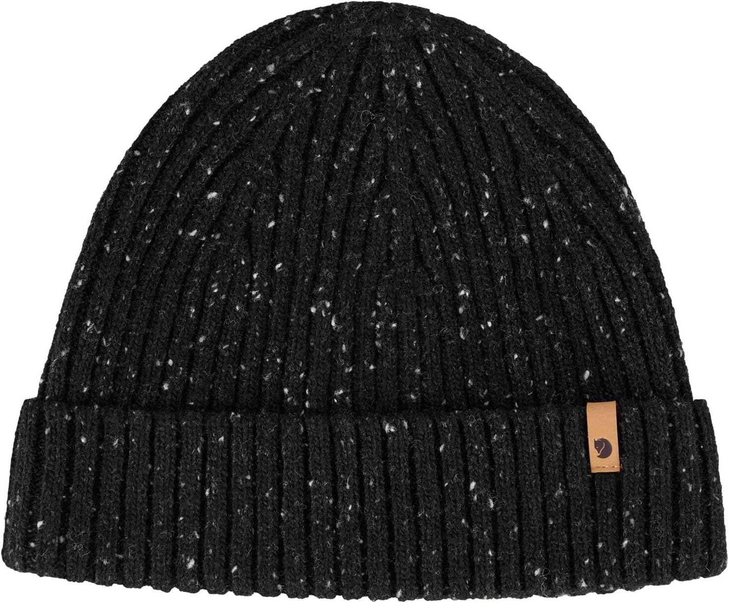 Fjallraven Ovik Neps Men's Cuffed Beanie - Mid-Height Black