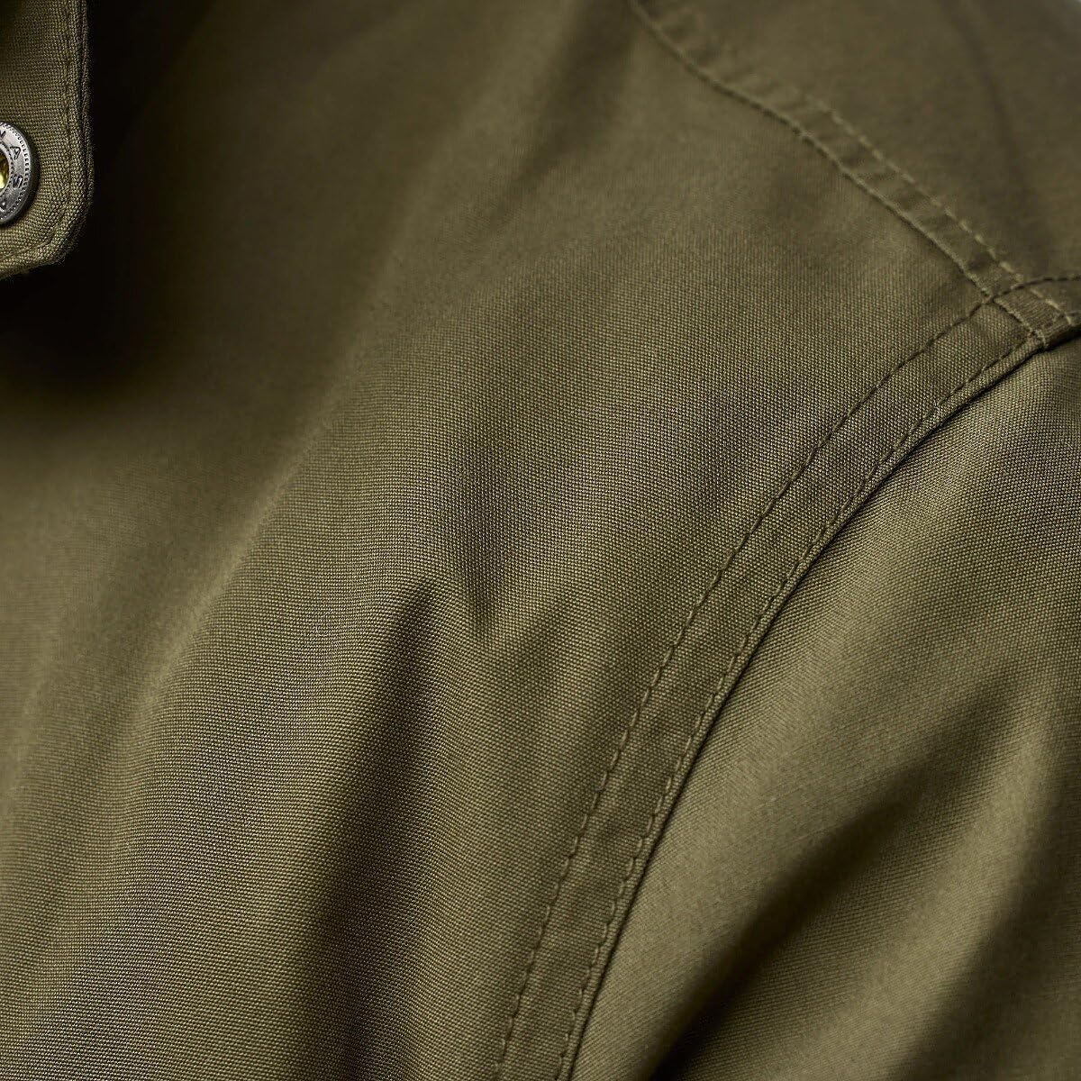 Fjallraven Ovik Down Shirt Men's Insulated Puffer Jacket Laurel Green