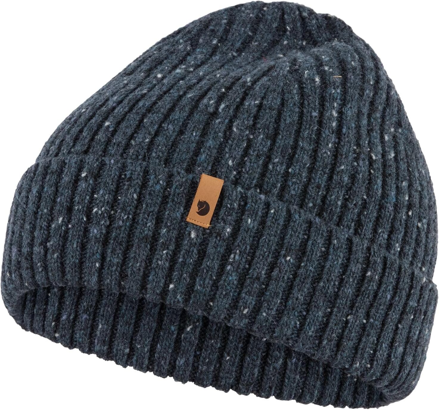 Fjallraven Ovik Neps Men's Cuffed Beanie - Mid-Height Dark Navy