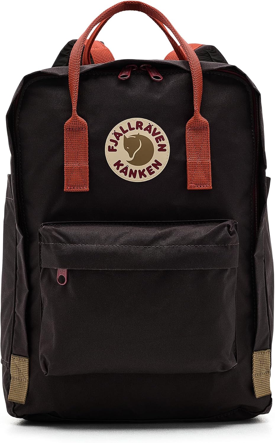 Fjällräven Unisex Kanken Koncept Laptop 15" Black Oak-Rowan Red One Size