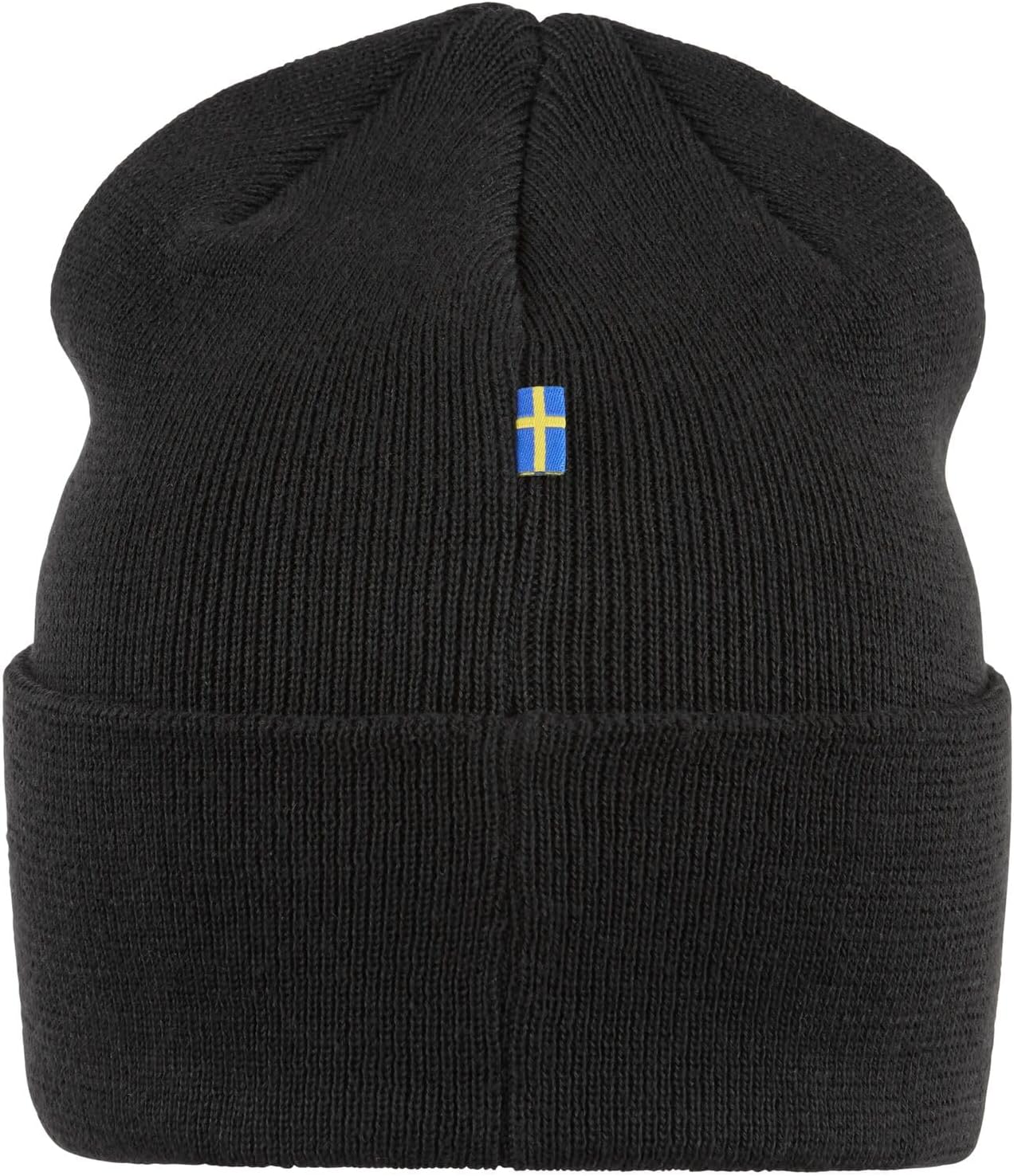 Fjallraven Vardag Men's Cuffed Beanie - Mid-Height Black