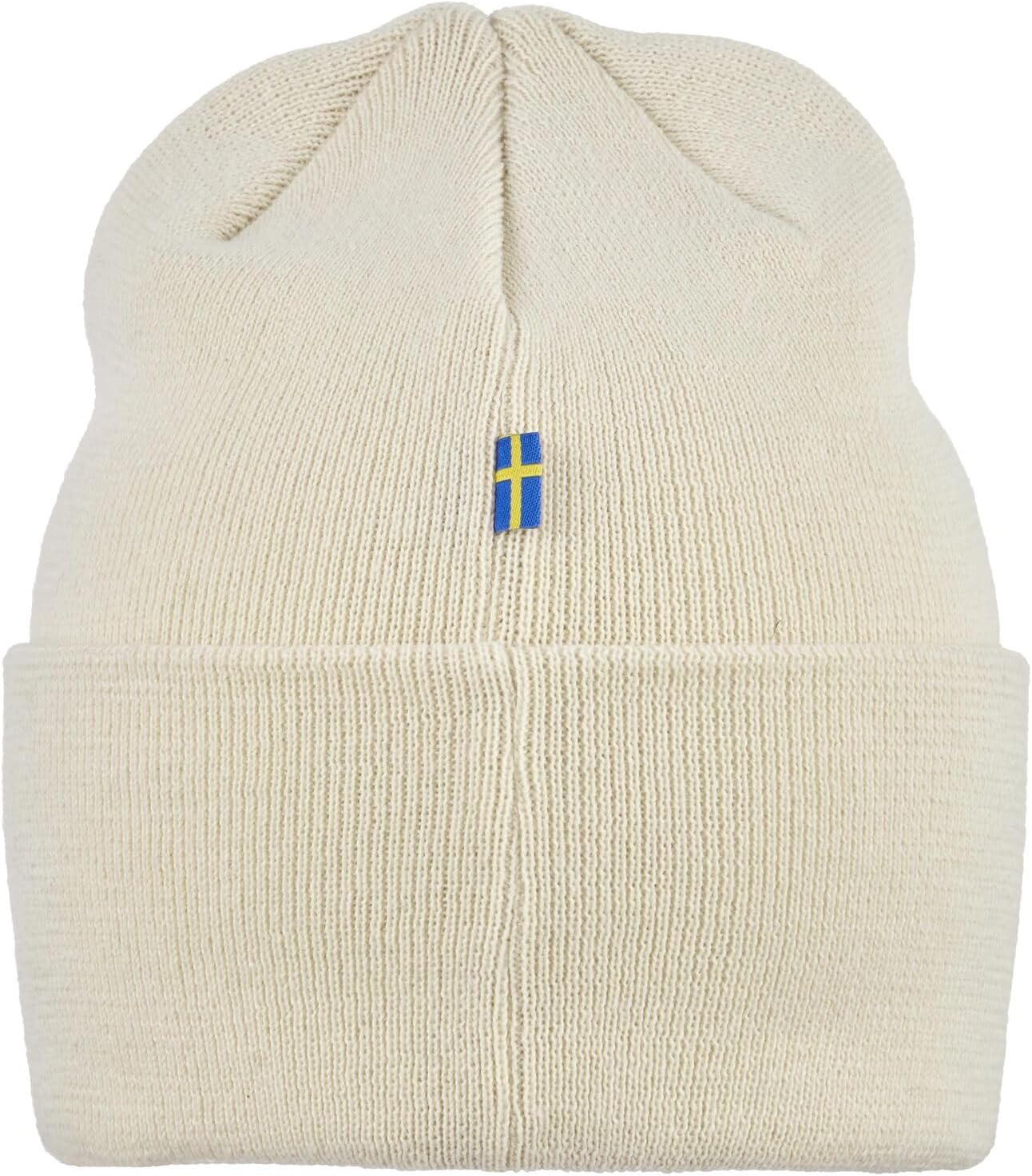 Fjallraven Vardag Men's Cuffed Beanie - Mid-Height Chalk White