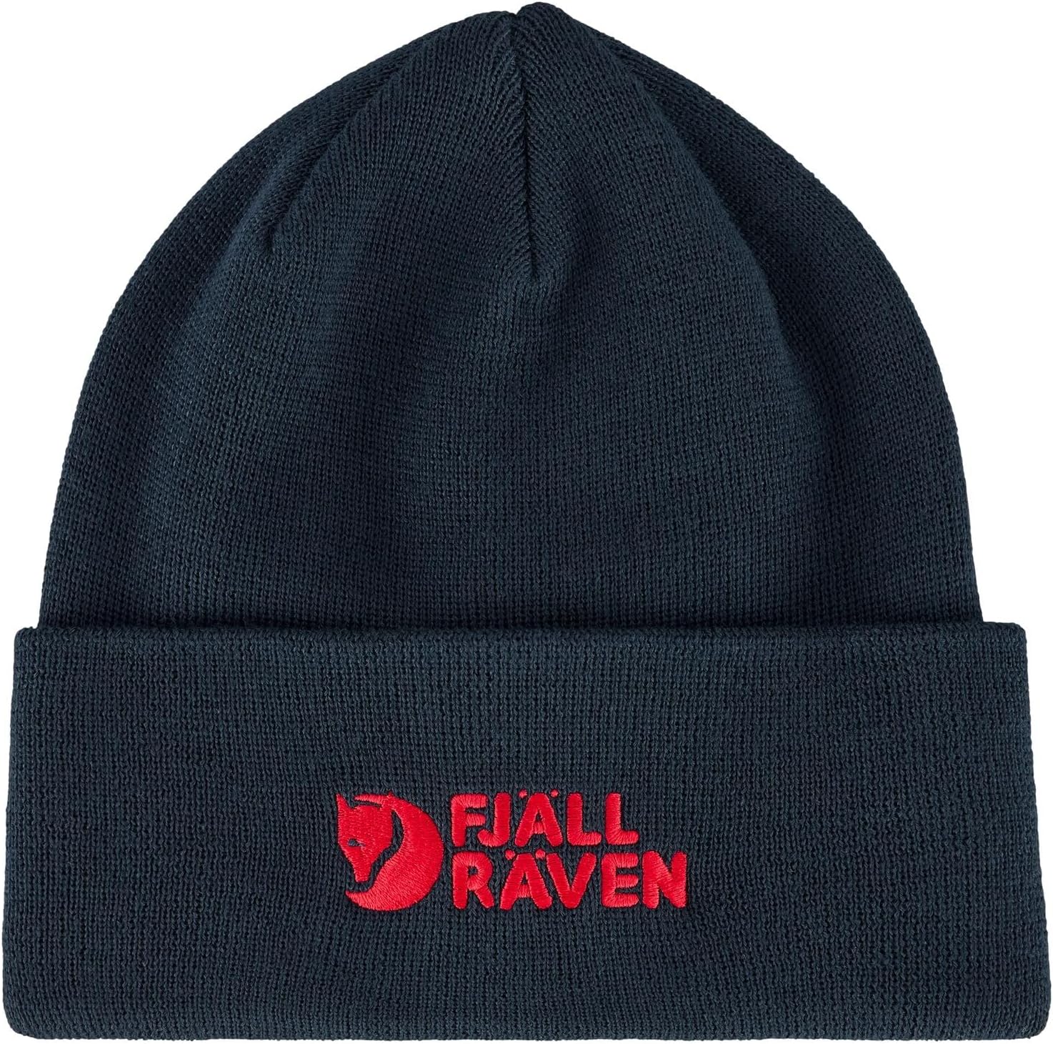 Fjallraven Vardag Men's Cuffed Beanie - Mid-Height Dark Navy