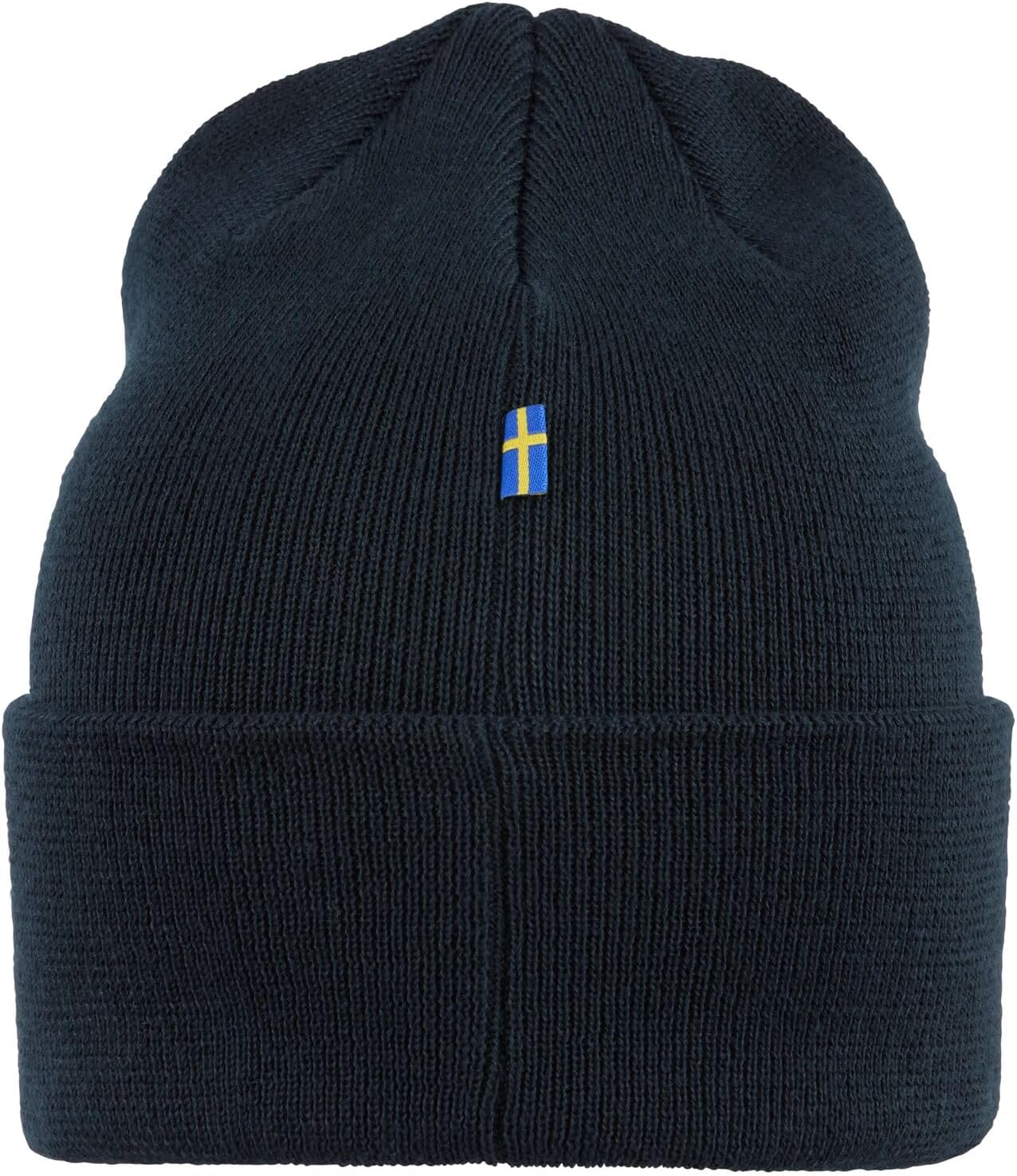 Fjallraven Vardag Men's Cuffed Beanie - Mid-Height Dark Navy