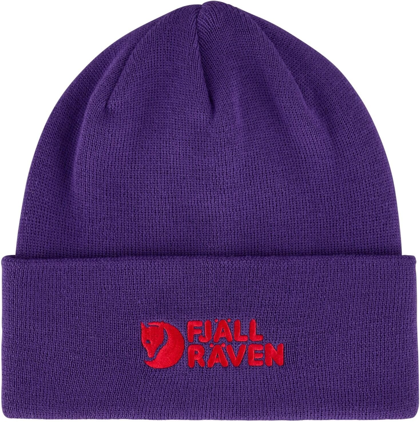 Fjallraven Vardag Men's Cuffed Beanie - Mid-Height Dark Violet