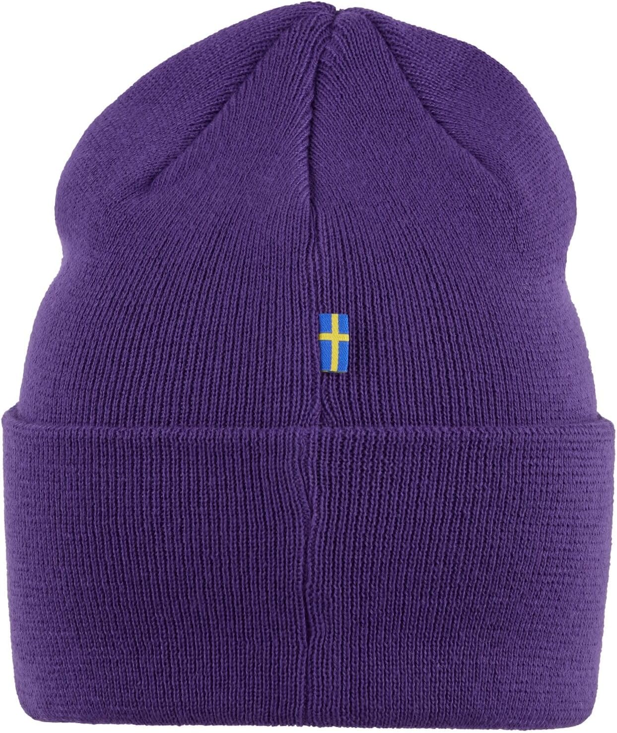 Fjallraven Vardag Men's Cuffed Beanie - Mid-Height Dark Violet