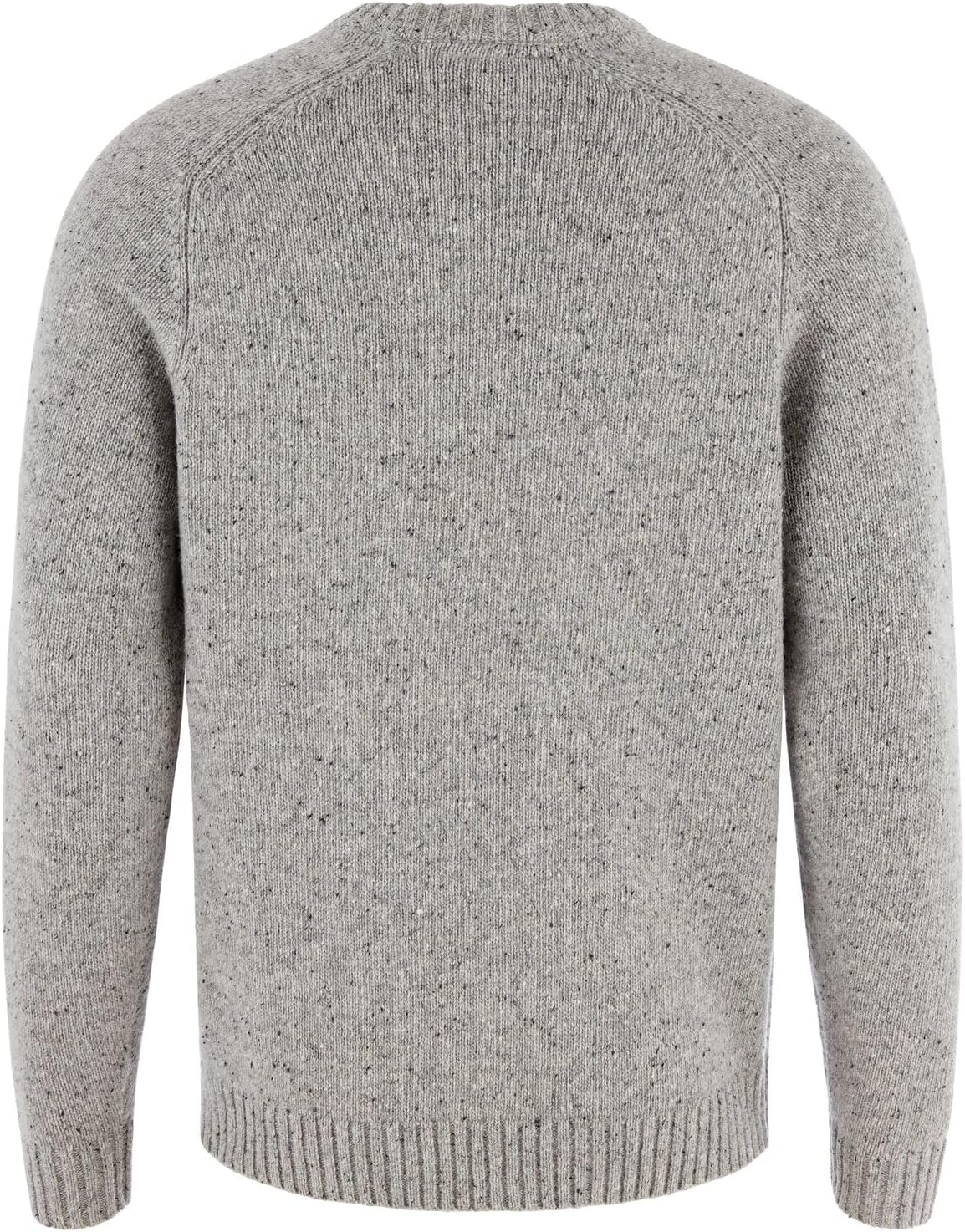 Fjallraven Ovik Neps Knit Men's Round Neck Sweater - Regular Fit Grey