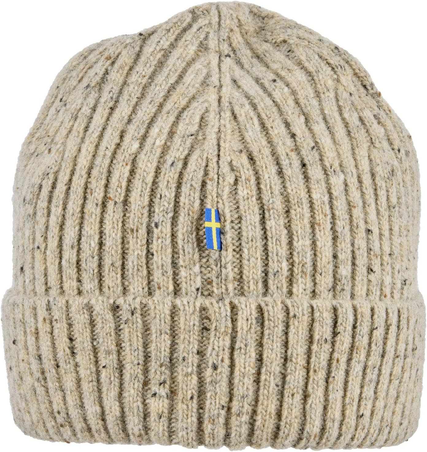 Fjallraven Ovik Neps Men's Cuffed Beanie - Mid-Height Light Beige