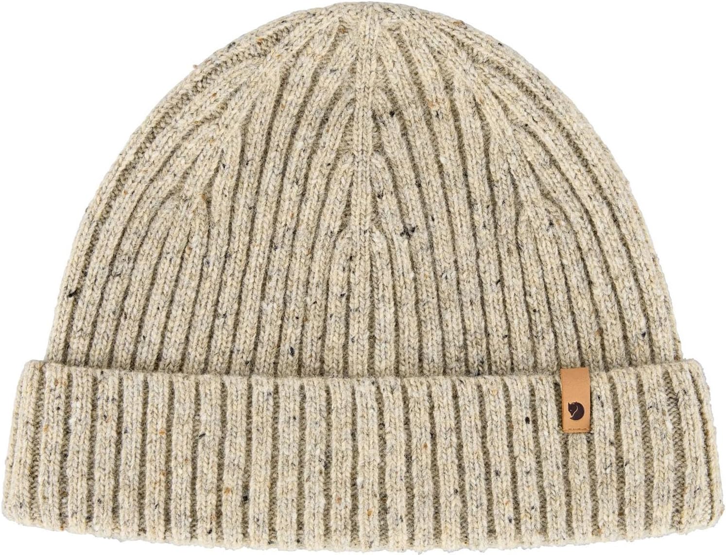 Fjallraven Ovik Neps Men's Cuffed Beanie - Mid-Height Light Beige