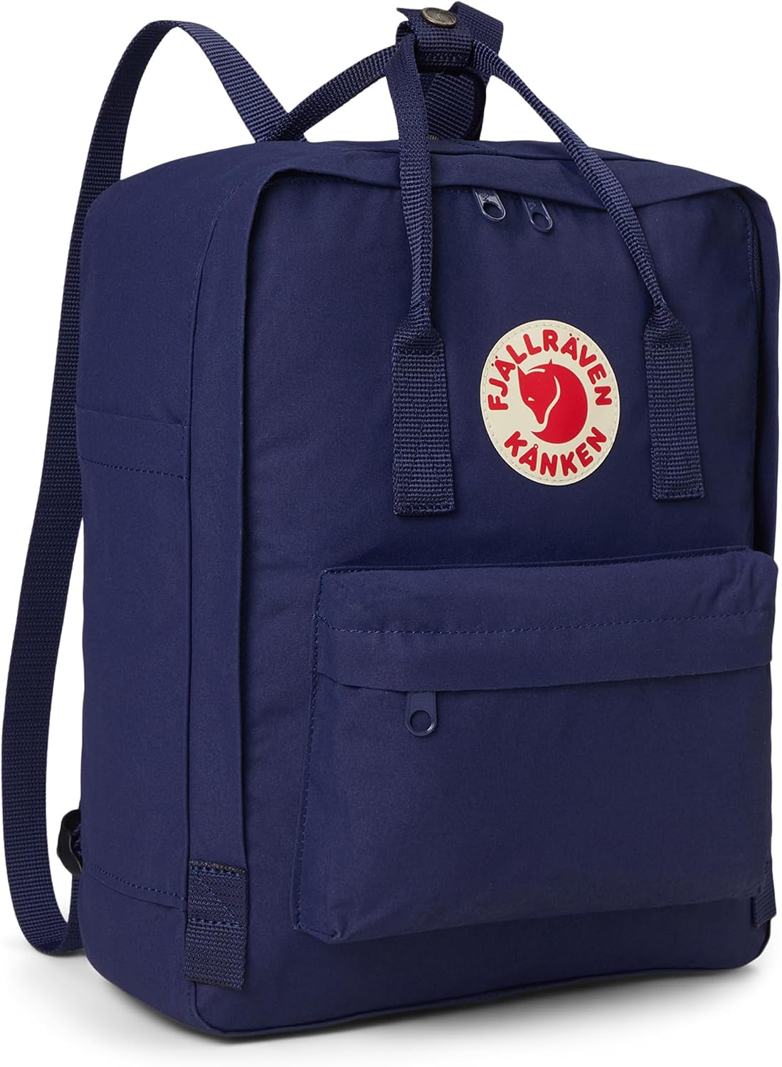 Fjällräven Kanken Backpack - Durable Vinylon Fabric, Water-Resistant, Classic Design - School, Travel Midnight Purple