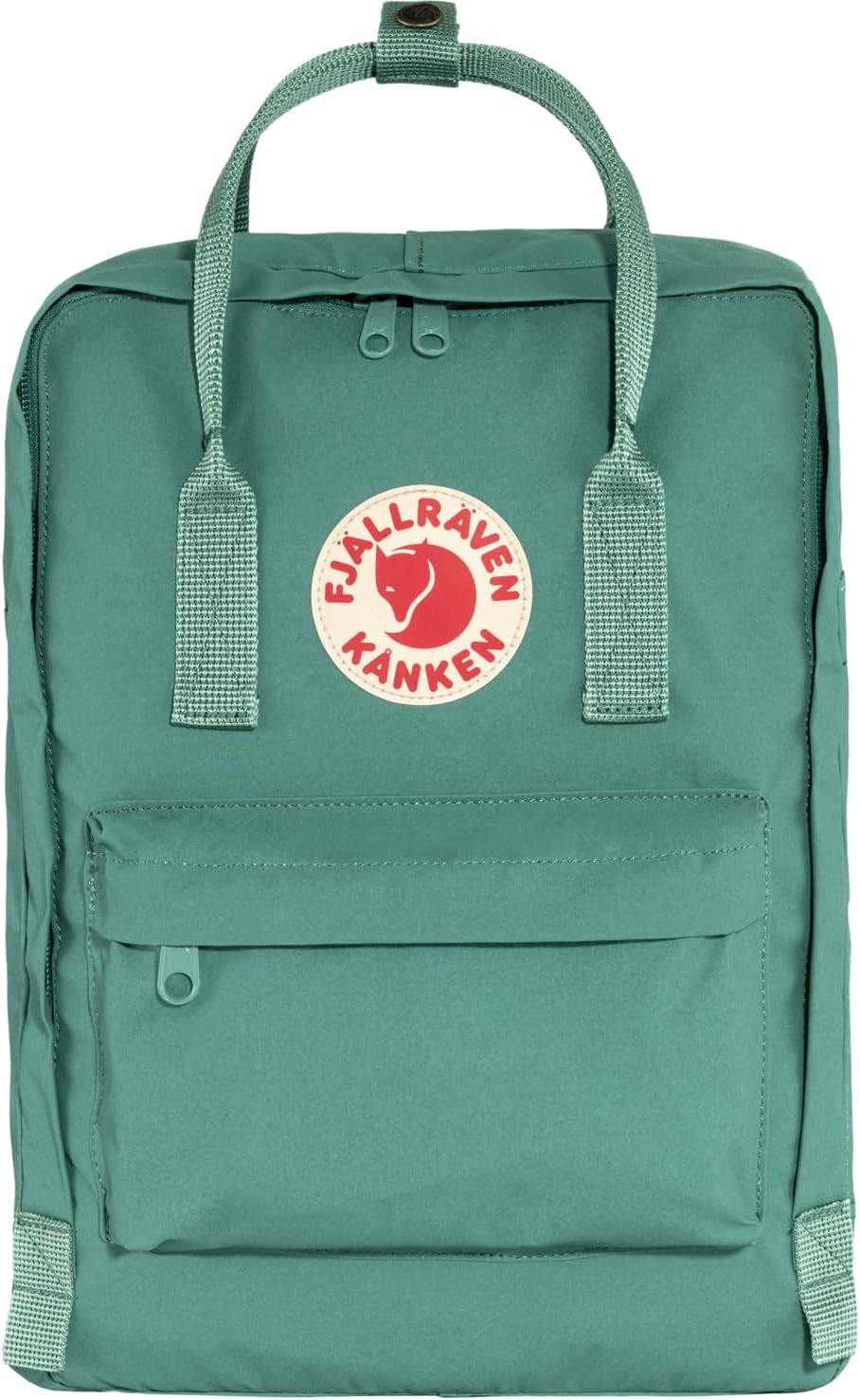 Fjällräven Kanken Backpack - Durable Vinylon Fabric, Water-Resistant, Classic Design - School, Travel Frost Green