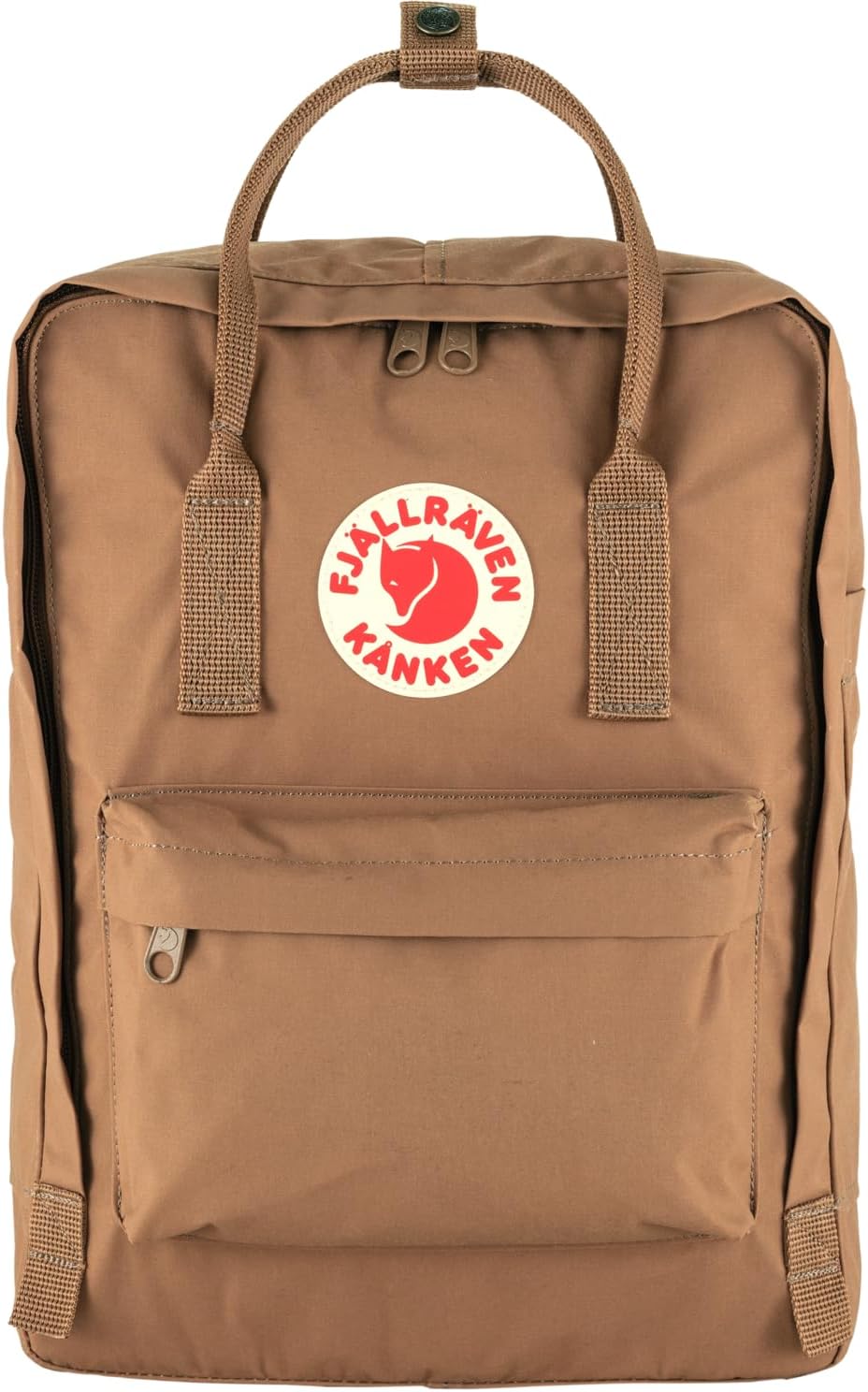 Fjällräven Kanken Backpack - Durable Vinylon Fabric, Water-Resistant, Classic Design - School, Travel Khaki Dust
