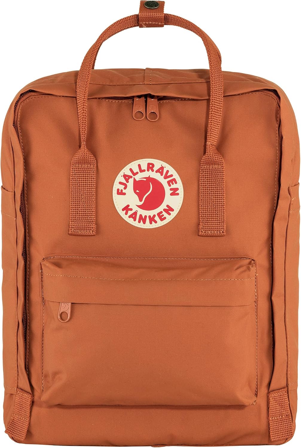 Fjällräven Kanken Backpack - Durable Vinylon Fabric, Water-Resistant, Classic Design - School, Travel Terracotta Brown