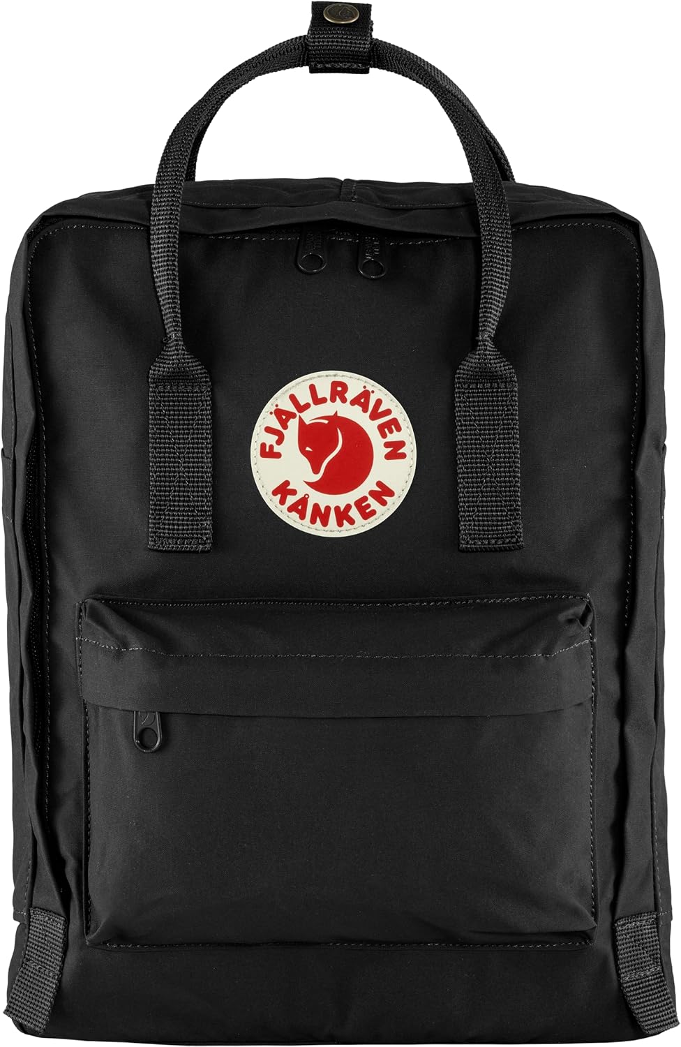 Fjällräven Kanken Backpack - Durable Vinylon Fabric, Water-Resistant, Classic Design - School, Travel Black