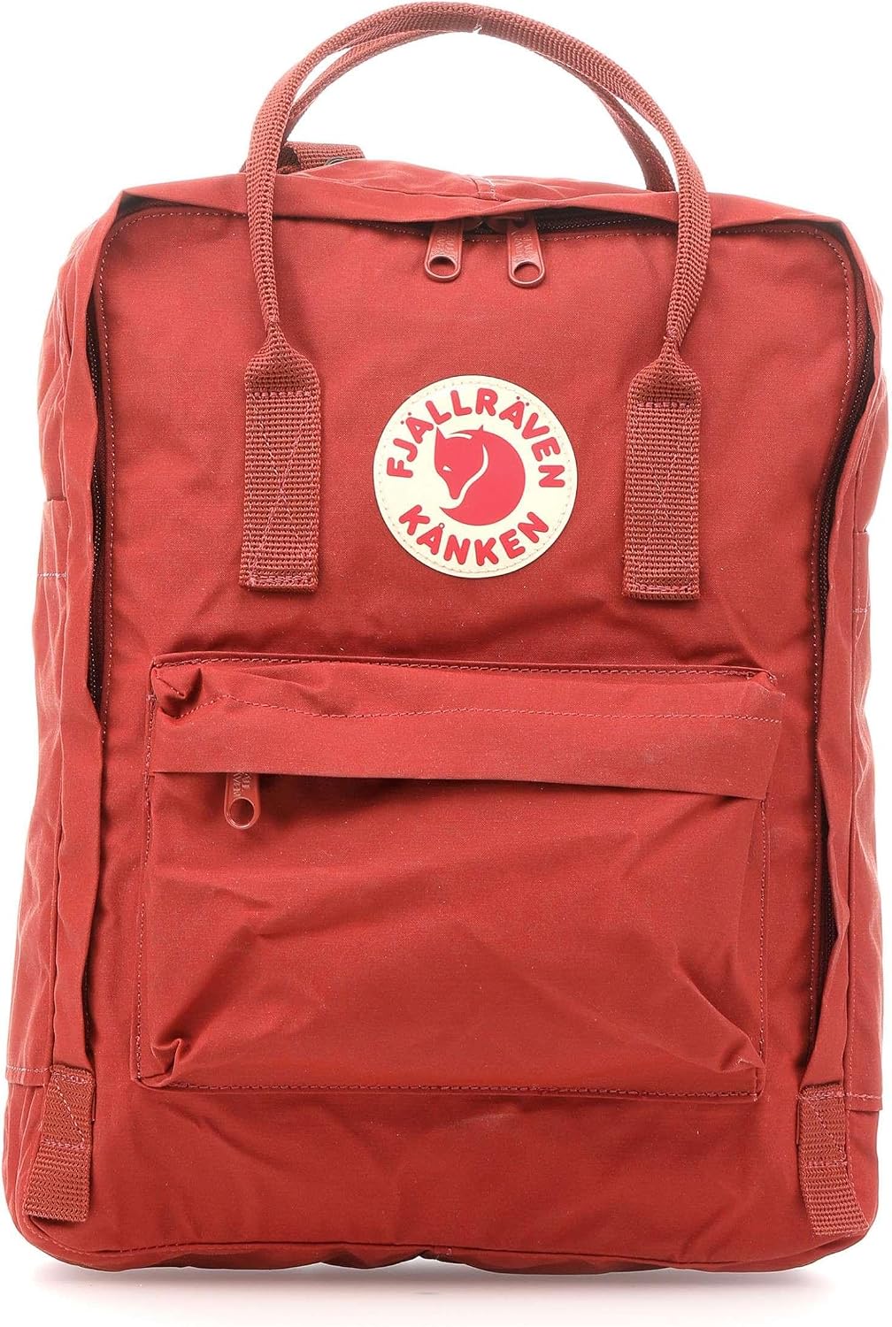 Fjällräven Kanken Backpack - Durable Vinylon Fabric, Water-Resistant, Classic Design - School, Travel Sunstone Orange