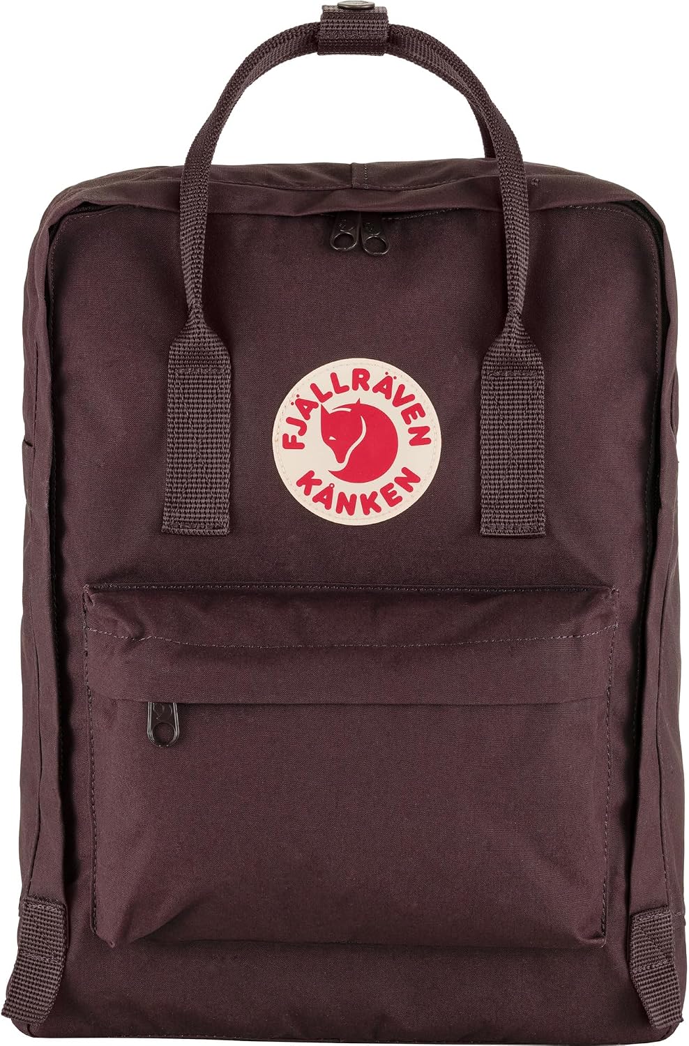 Fjällräven Kanken Backpack - Durable Vinylon Fabric, Water-Resistant, Classic Design - School, Travel Blackberry
