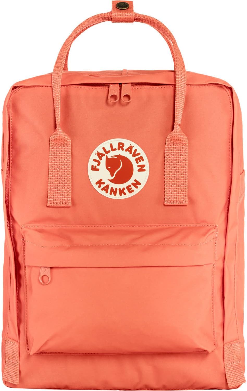 Fjällräven Kanken Backpack - Durable Vinylon Fabric, Water-Resistant, Classic Design - School, Travel Korall