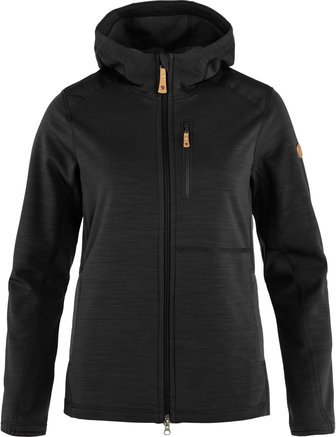 Fjällräven womens Keb Fleece Hoodie Black