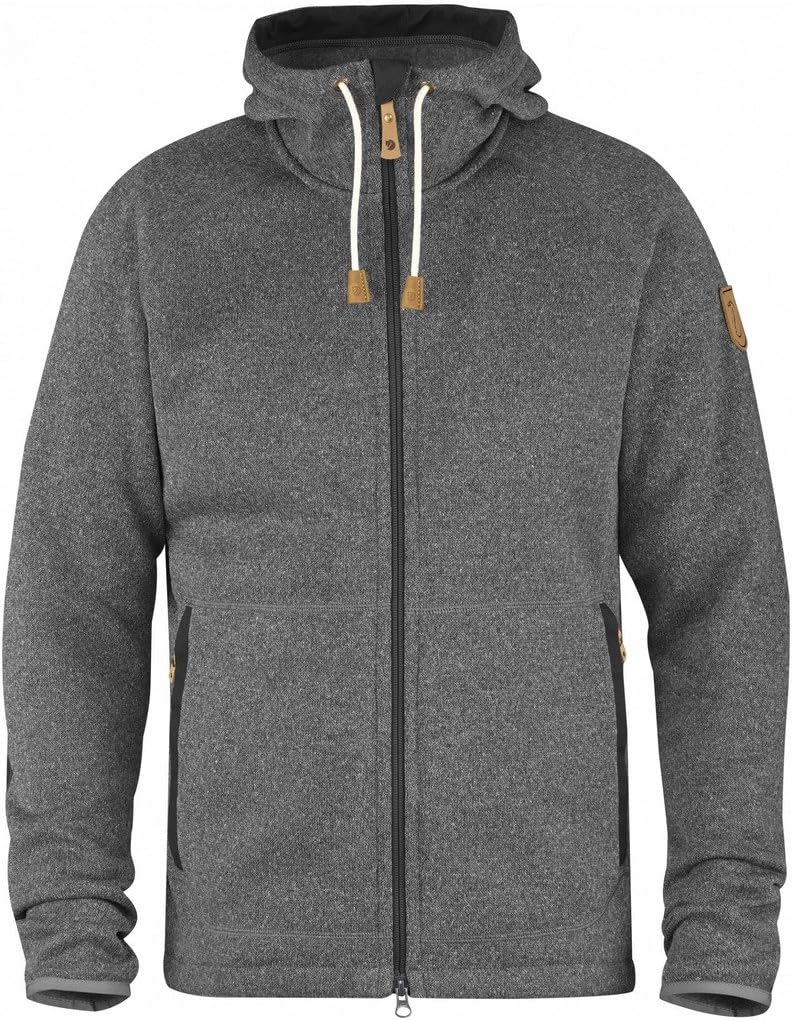 Fjällräven womens Keb Fleece Hoodie Dark Grey
