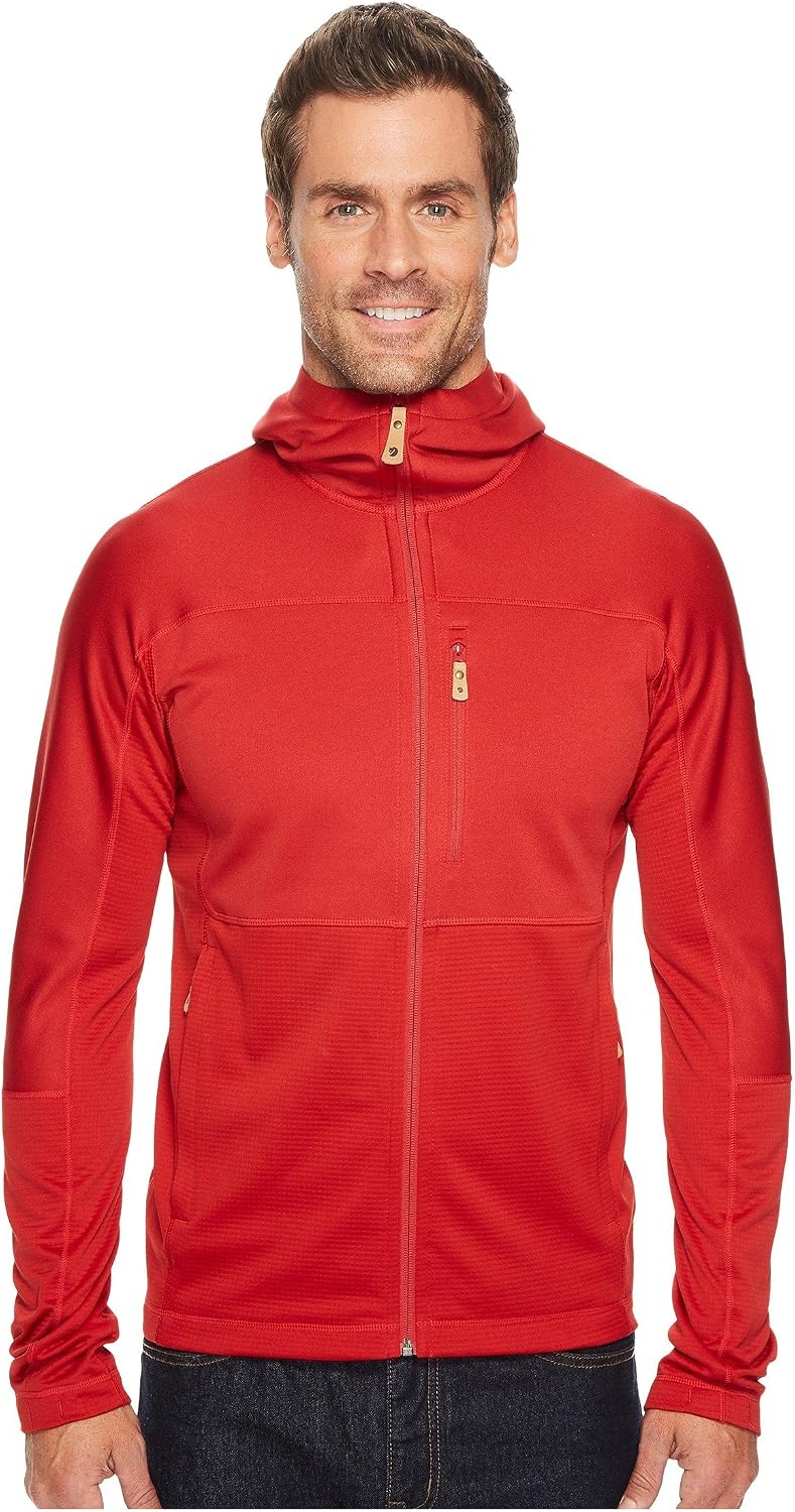 Fjällräven womens Keb Fleece Hoodie Lava