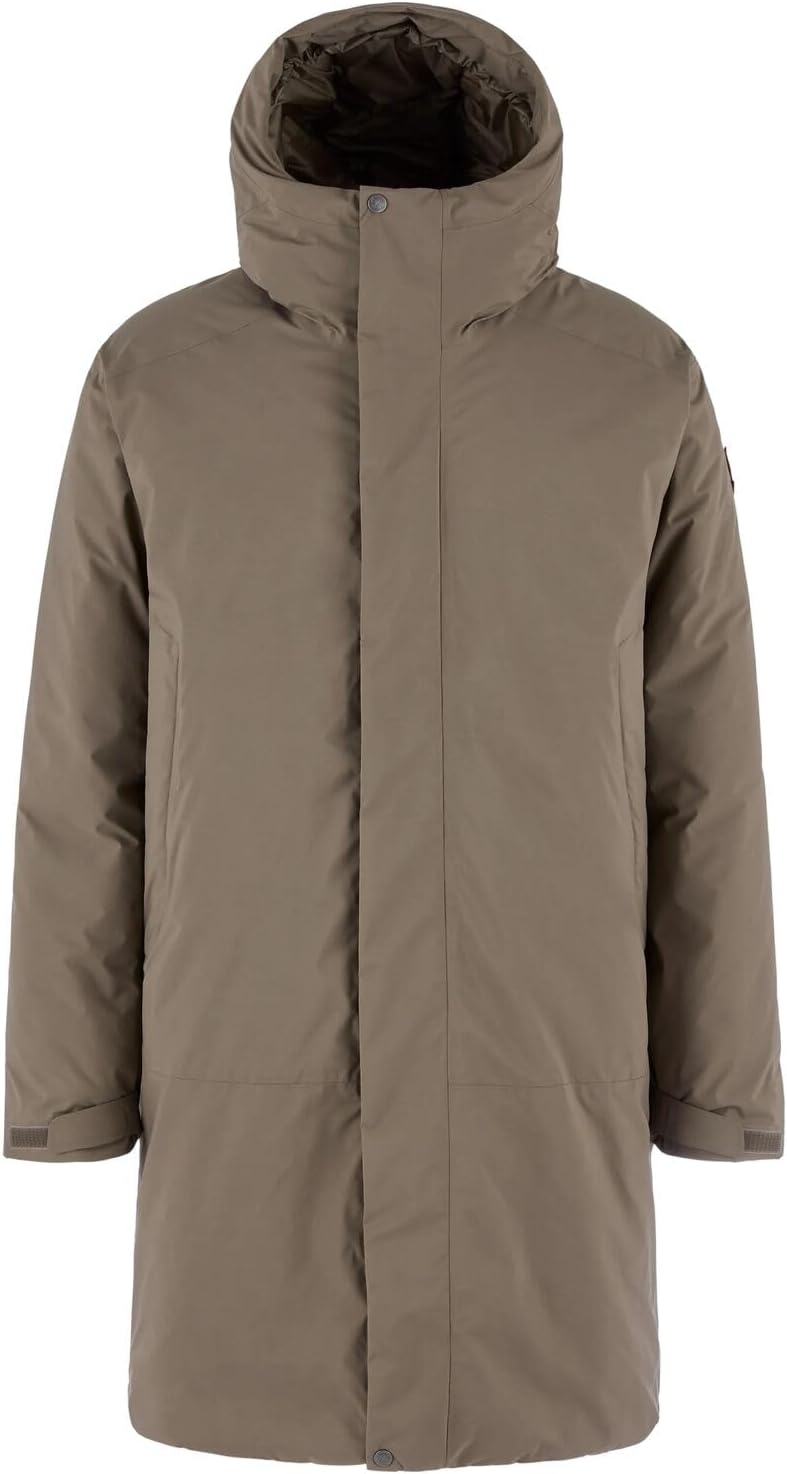 Fjallraven Ovik GTX Padded Men's Insulated Parka Jacket Suede Brown