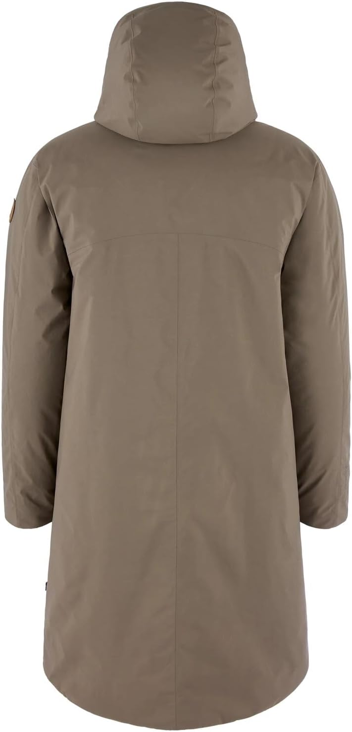 Fjallraven Ovik GTX Padded Men's Insulated Parka Jacket Suede Brown