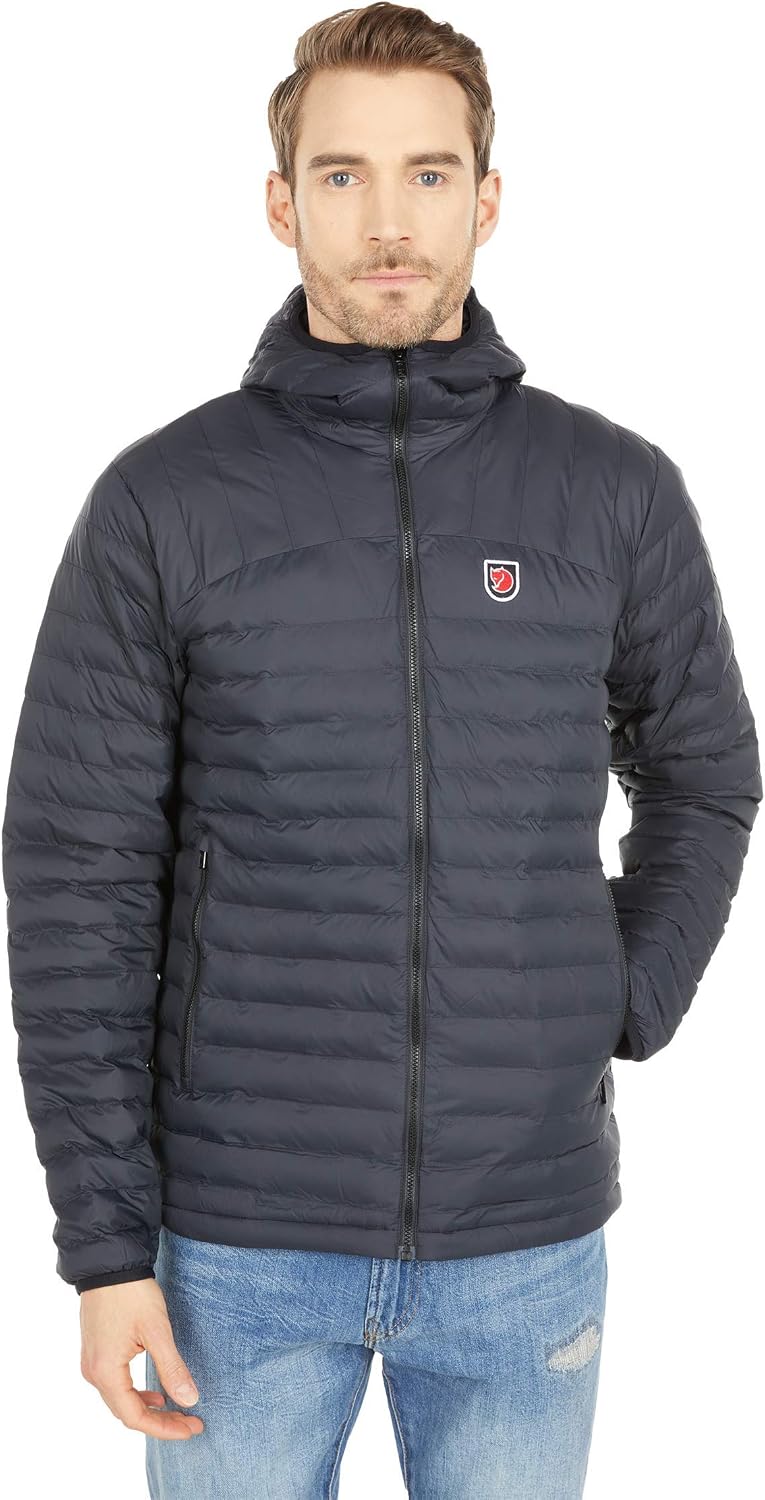 Fjallraven Expedition Latt Men's Insulated Full-Zip Midlayer Hoody Black
