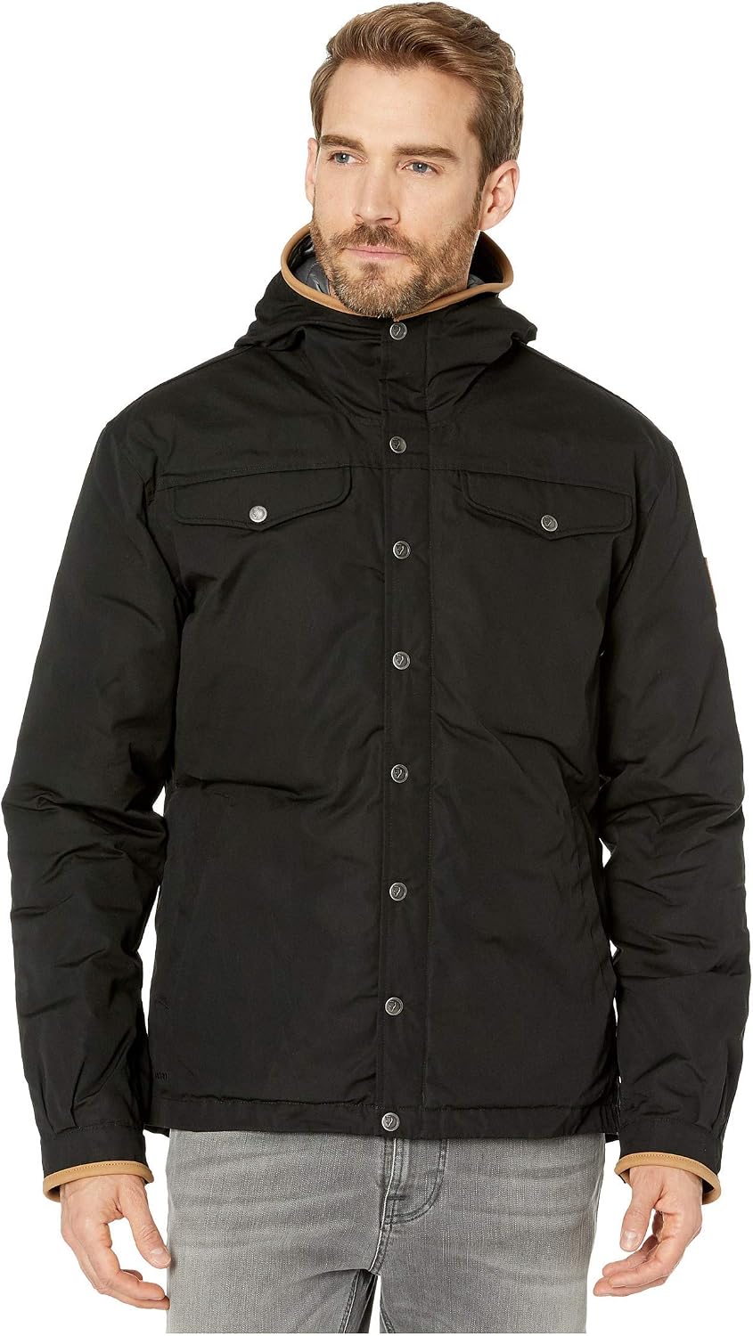 Fjallraven Greenland No. 1 Men's Insulated Down Jacket - Water Resistant Black