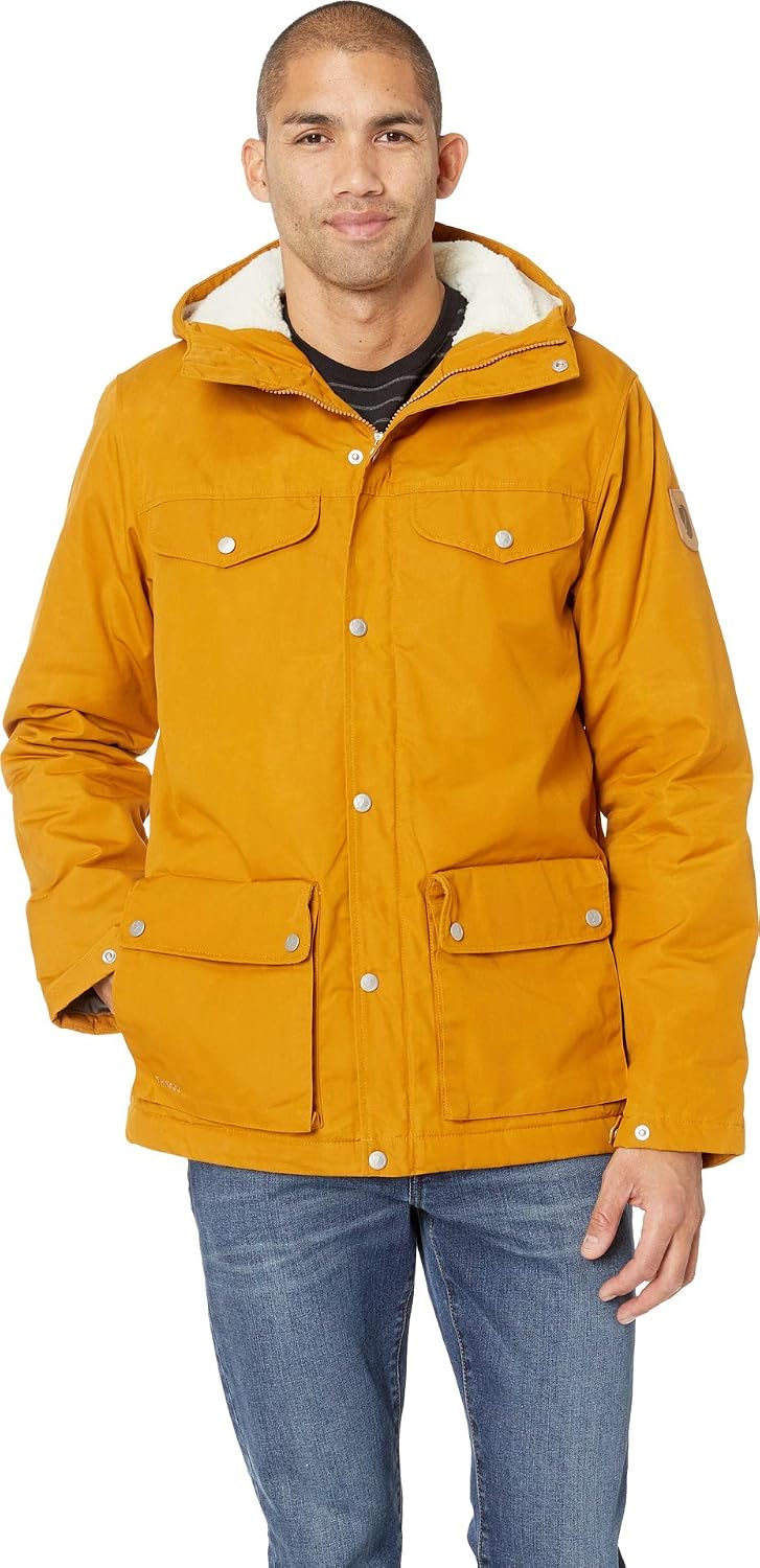 Fjallraven Greenland Winter Men's Insulated Full-Zip Midlayer Jacket Acorn