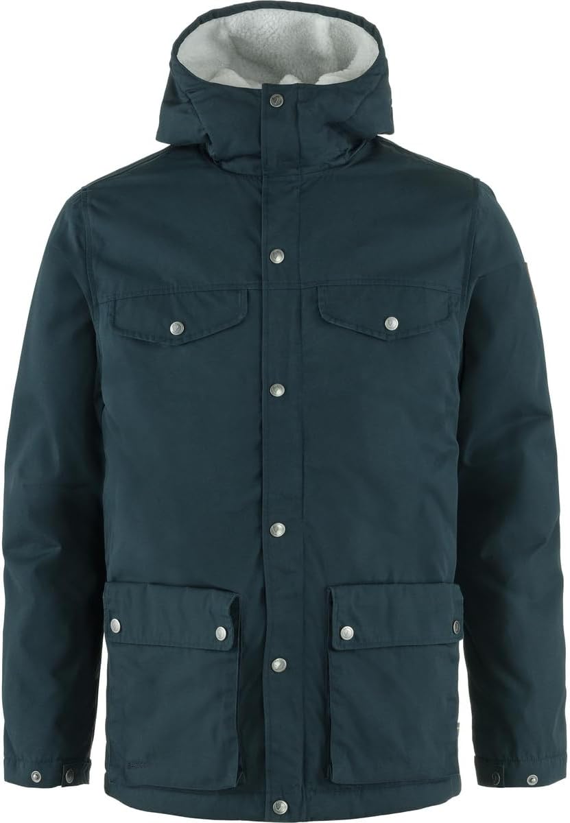 Fjallraven Greenland Winter Men's Insulated Full-Zip Midlayer Jacket Dark Navy