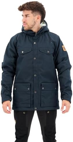 Fjallraven Greenland Winter Men's Insulated Full-Zip Midlayer Jacket Dark Navy