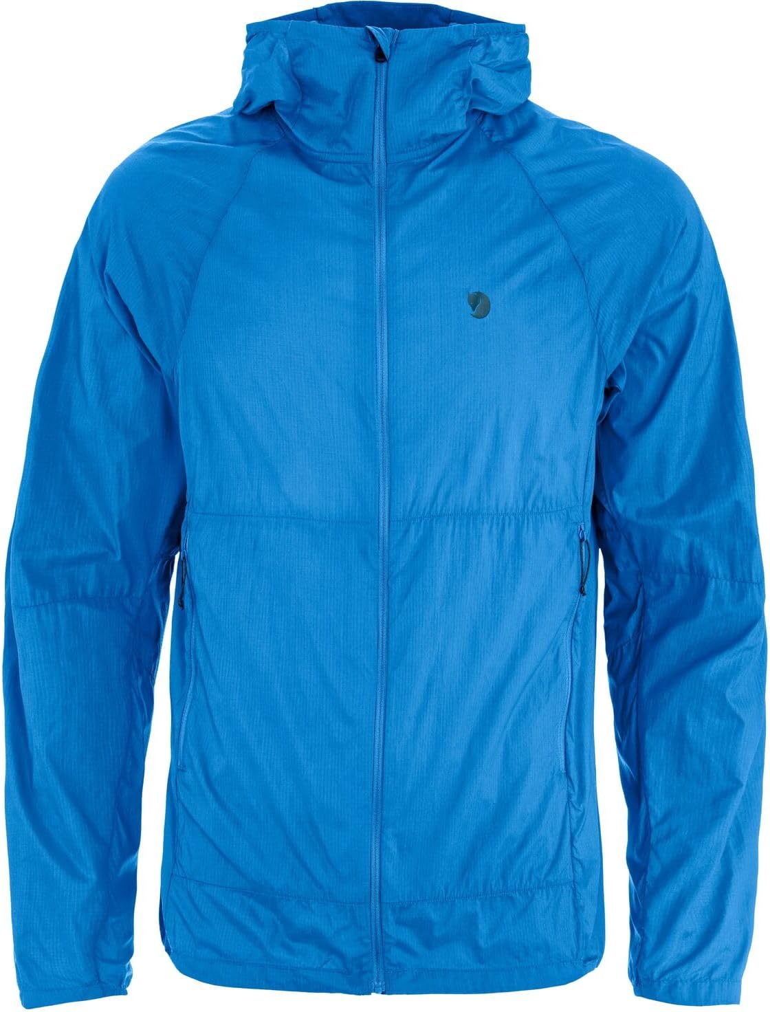 Fjällräven Keb Latt Men's Wind Jacket - Water and Wind Resistant, Insulated, Lightweight, Packable - Hiking, Trekking Un Blue