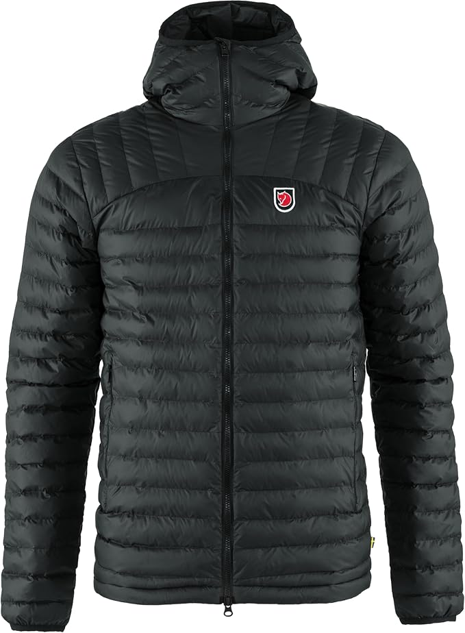 Fjallraven Expedition Latt Men's Insulated Full-Zip Midlayer Hoody Black