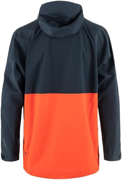 Fjallraven, Vardag Hydratic Anorak - Men's, Dark Navy/Flame Orange, M