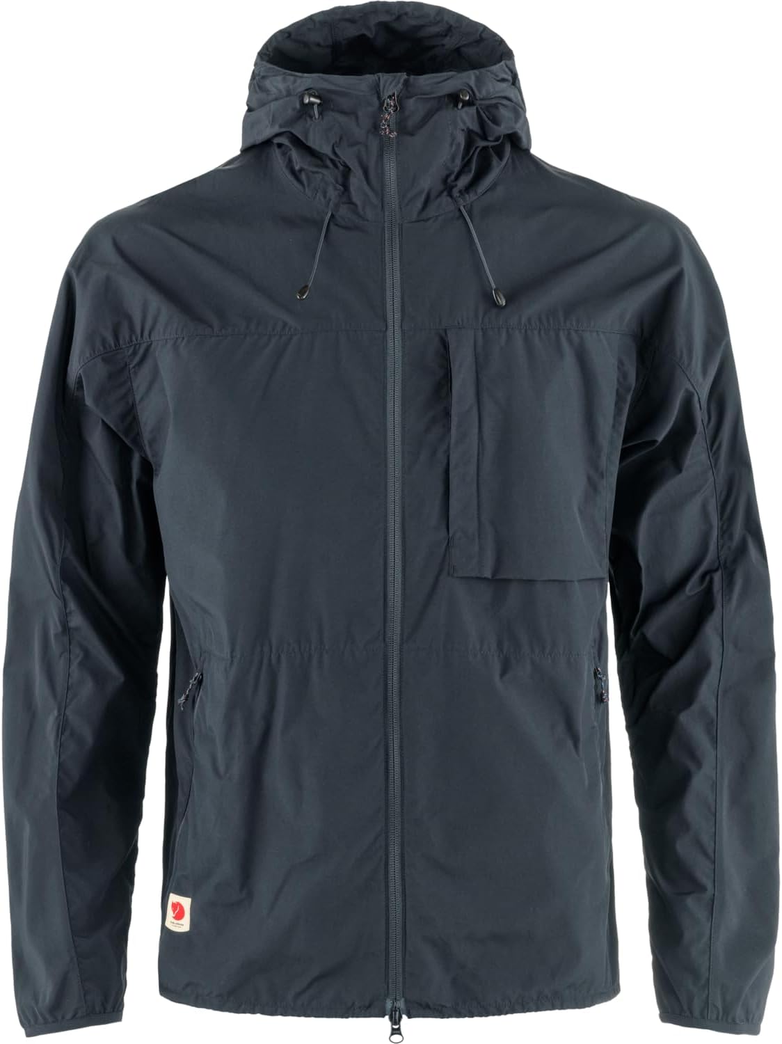 Fjällräven High Coast Wind Men's Wind Jacket - Wind Resistant Shell, Lightweight Fabric, Packable Design - Hiking, Trekking Navy