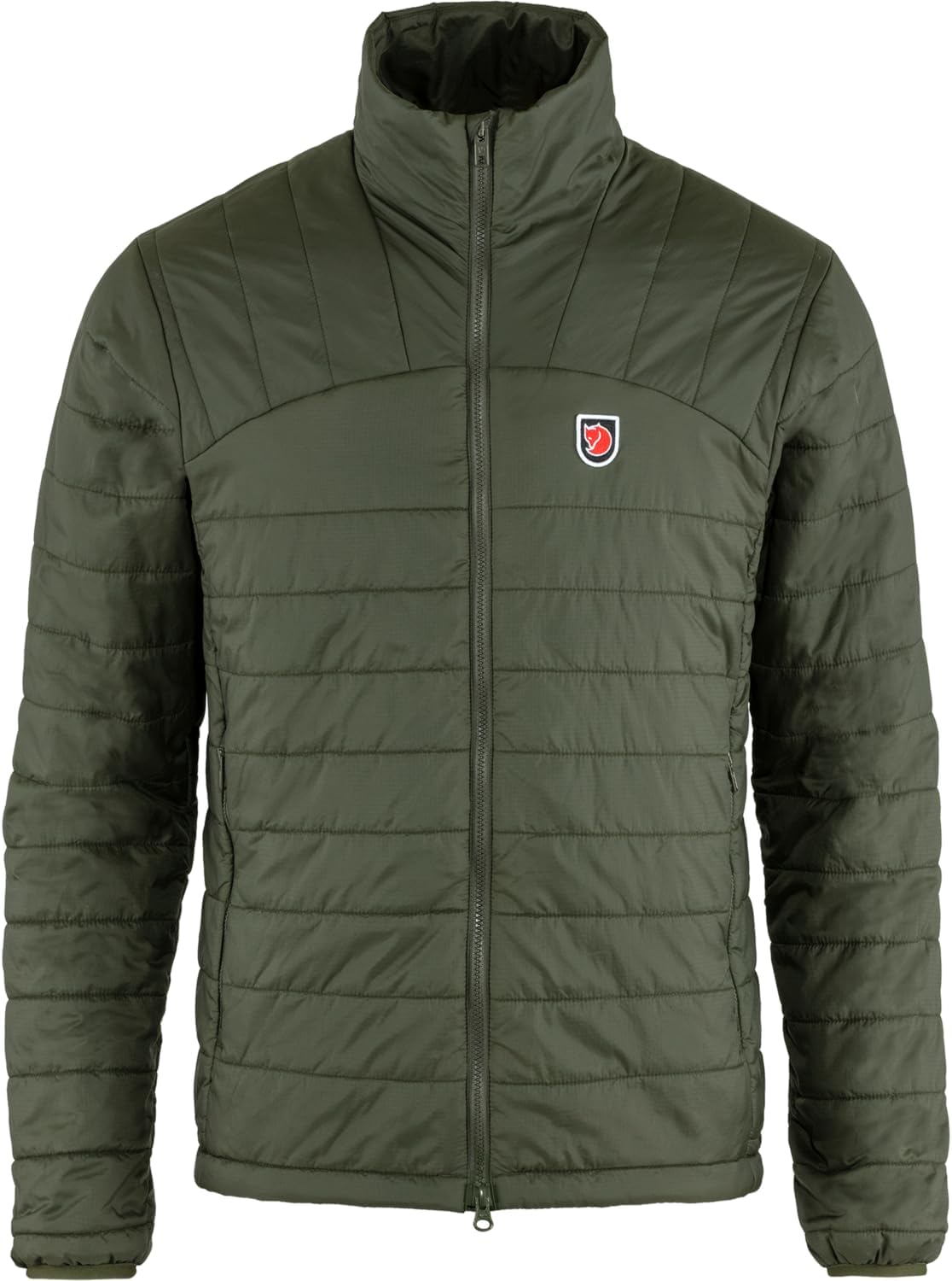 Fjällräven Expedition X-Latt Men's Jacket - Water and Wind Resistant, Insulated, Lightweight, Packable - Hiking, Trekking Deep Forest