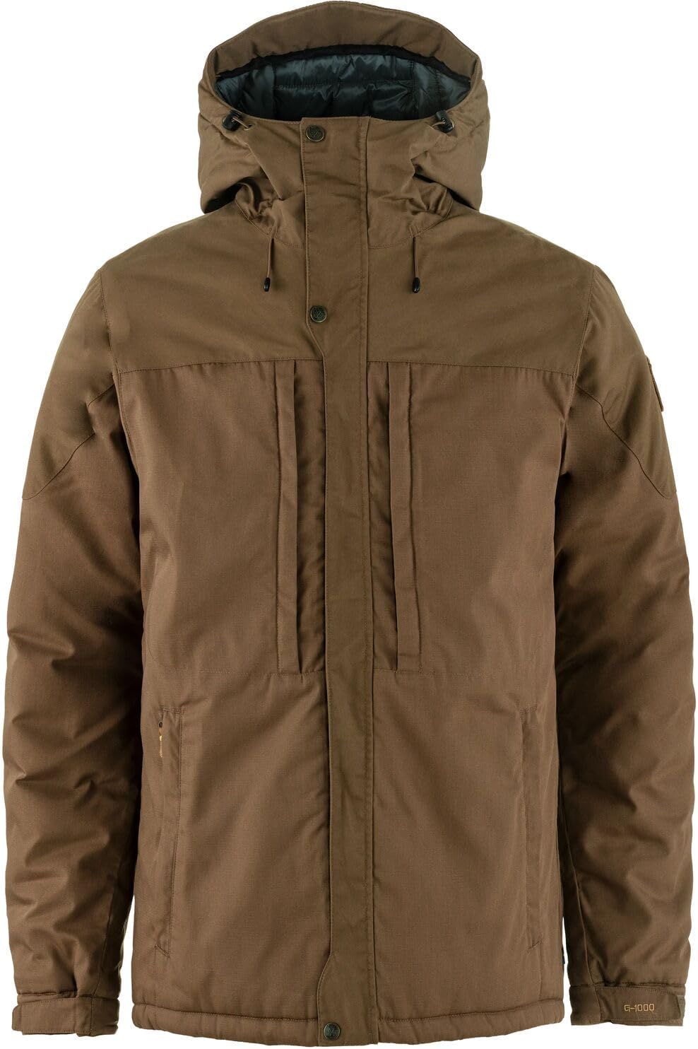 Fjällräven Skogso Padded Jacket Men's Coat - Insulated Durable Lightweight Winter Jacket for Outdoor Use Dark Oak