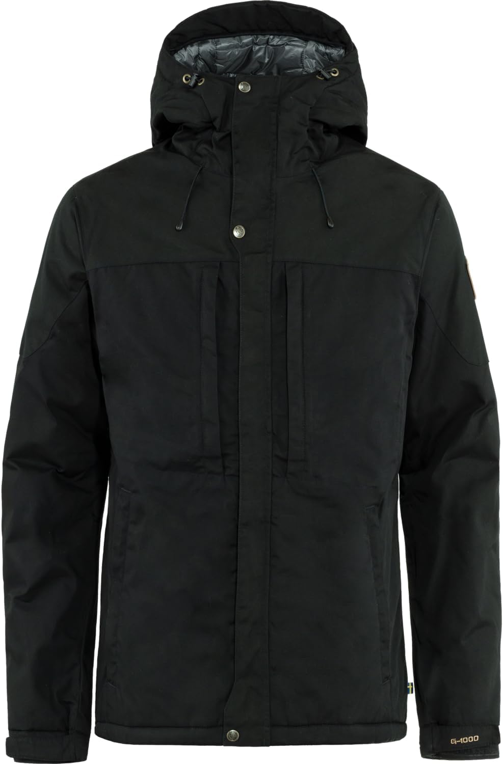 Fjällräven Skogso Padded Jacket Men's Coat - Insulated Durable Lightweight Winter Jacket for Outdoor Use Black